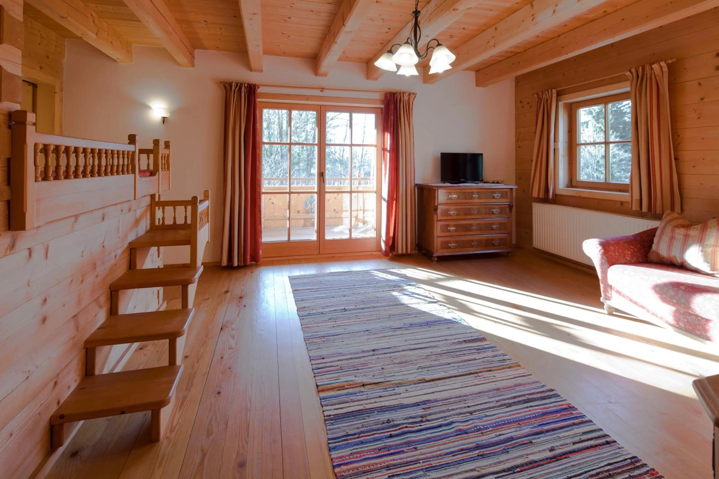 Living room in Chaletwohnung Lederer