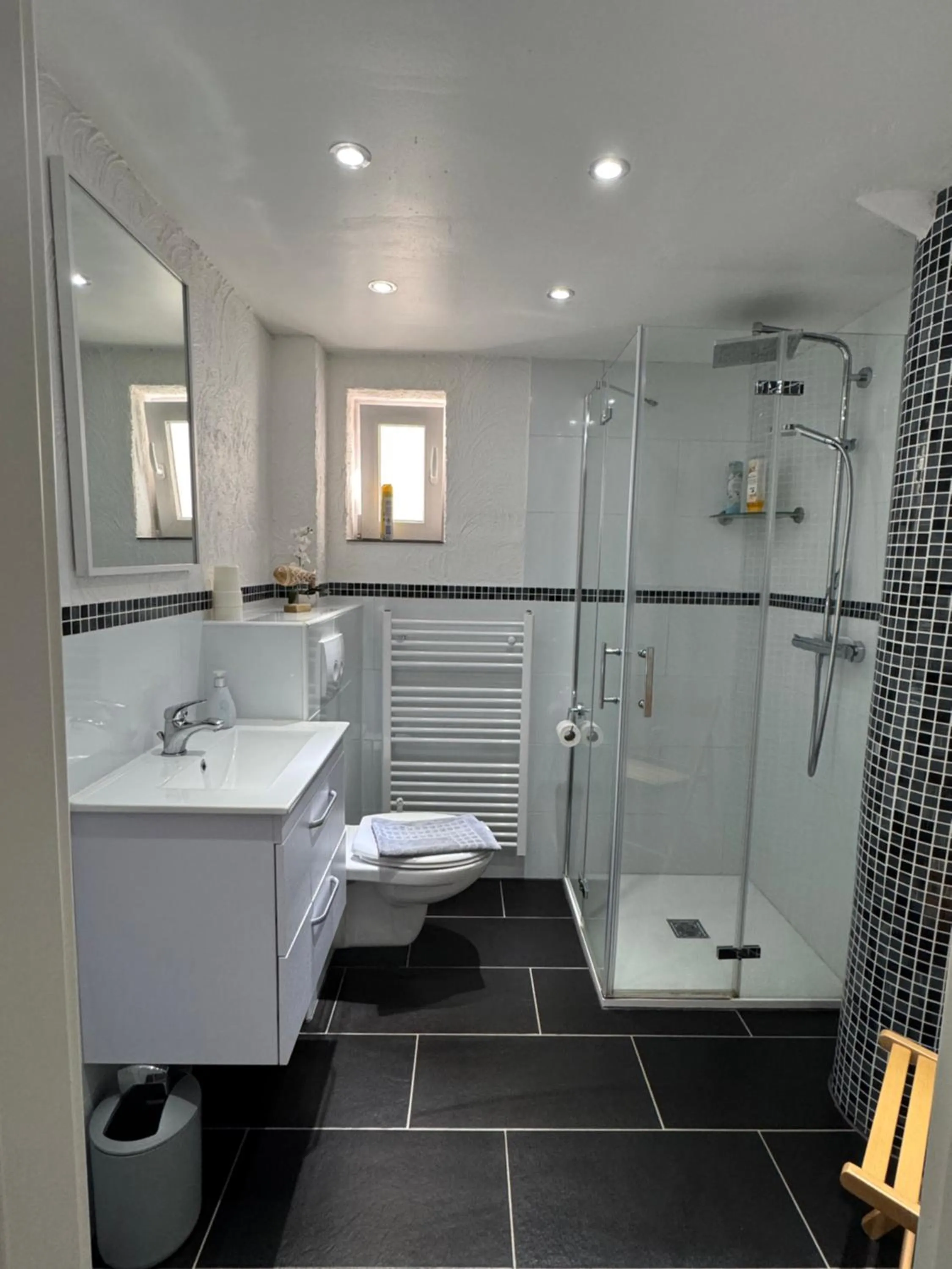 Bathroom in Ferienwohnung-Goldener Winkel
