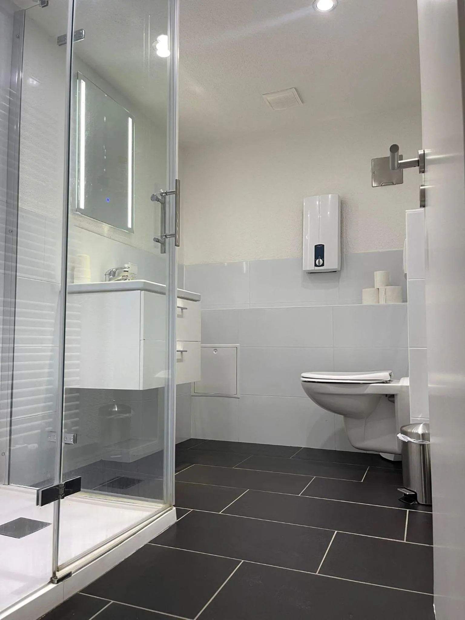 Bathroom in Ferienwohnung-Goldener Winkel