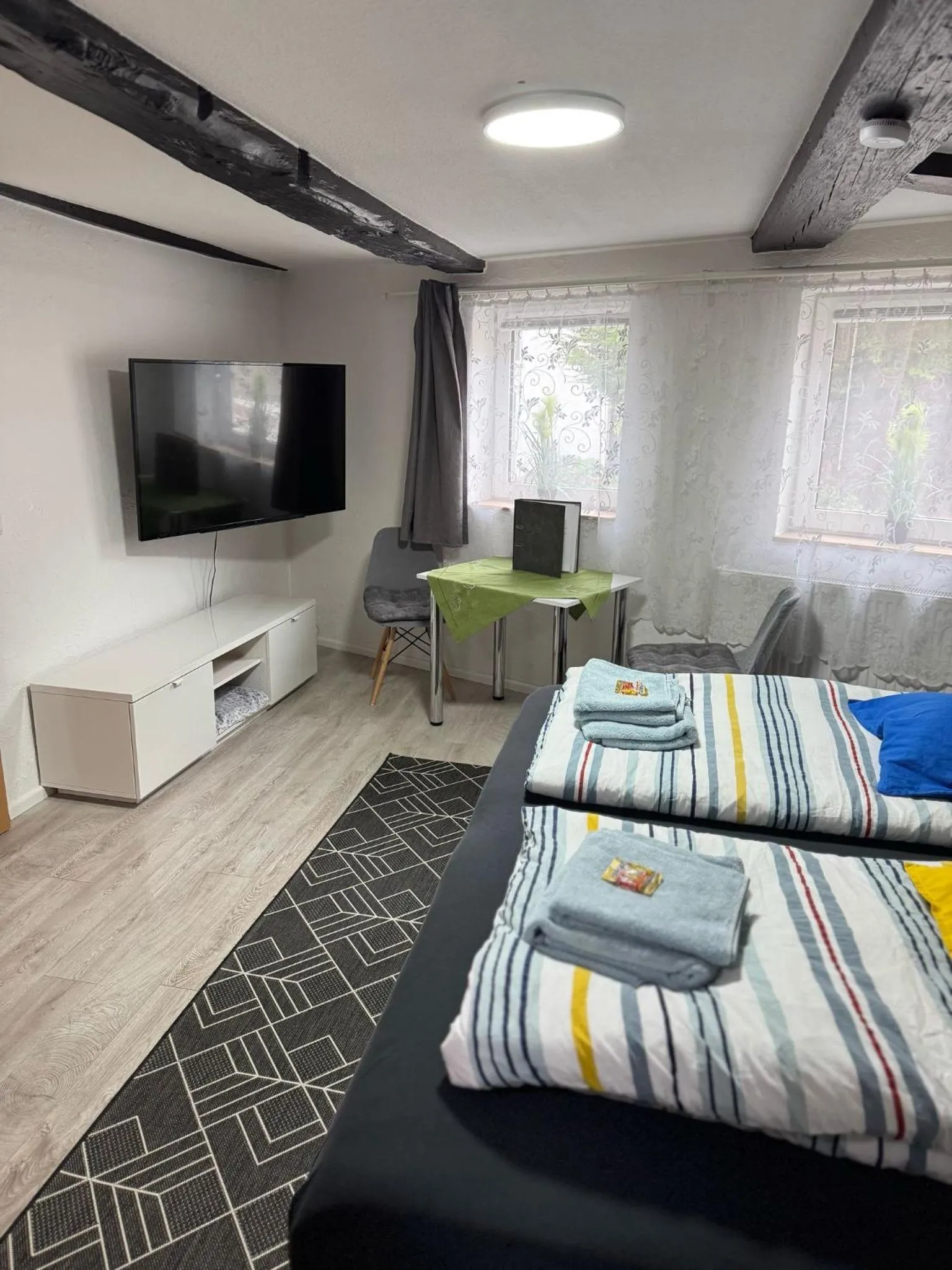 Bedroom, Bed in Ferienwohnung-Goldener Winkel