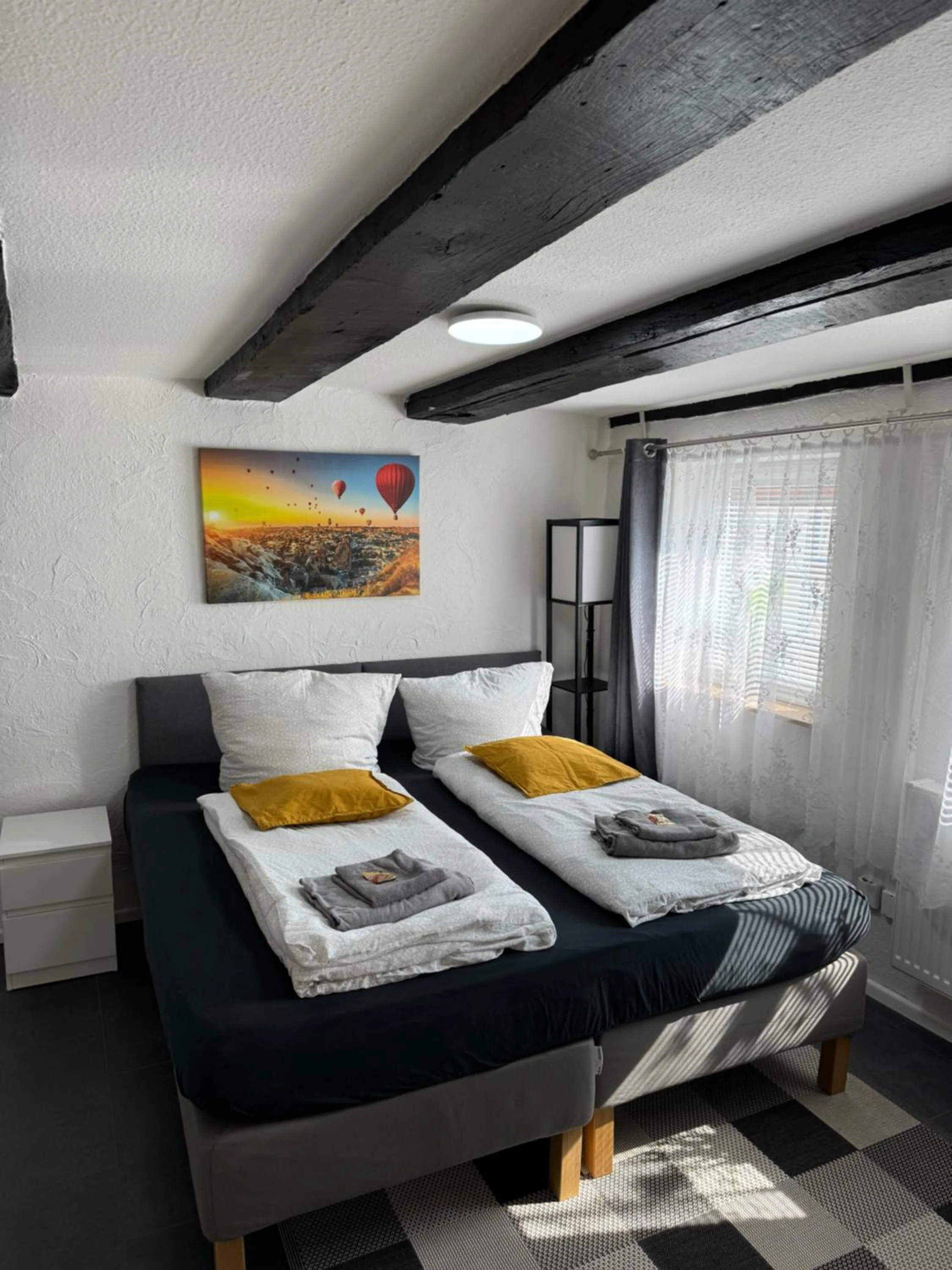 Bedroom, Bed in Ferienwohnung-Goldener Winkel