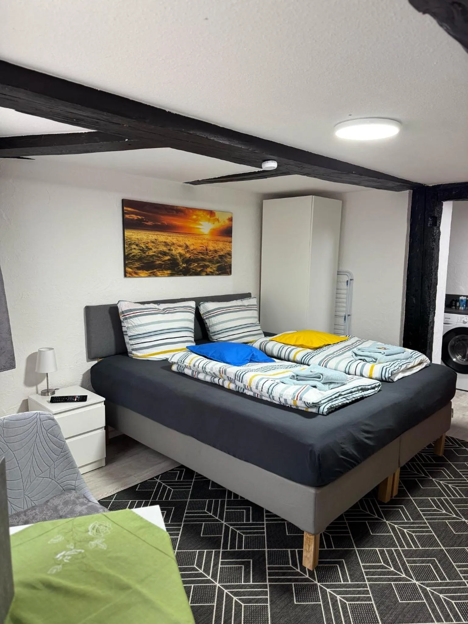 Bedroom, Bed in Ferienwohnung-Goldener Winkel