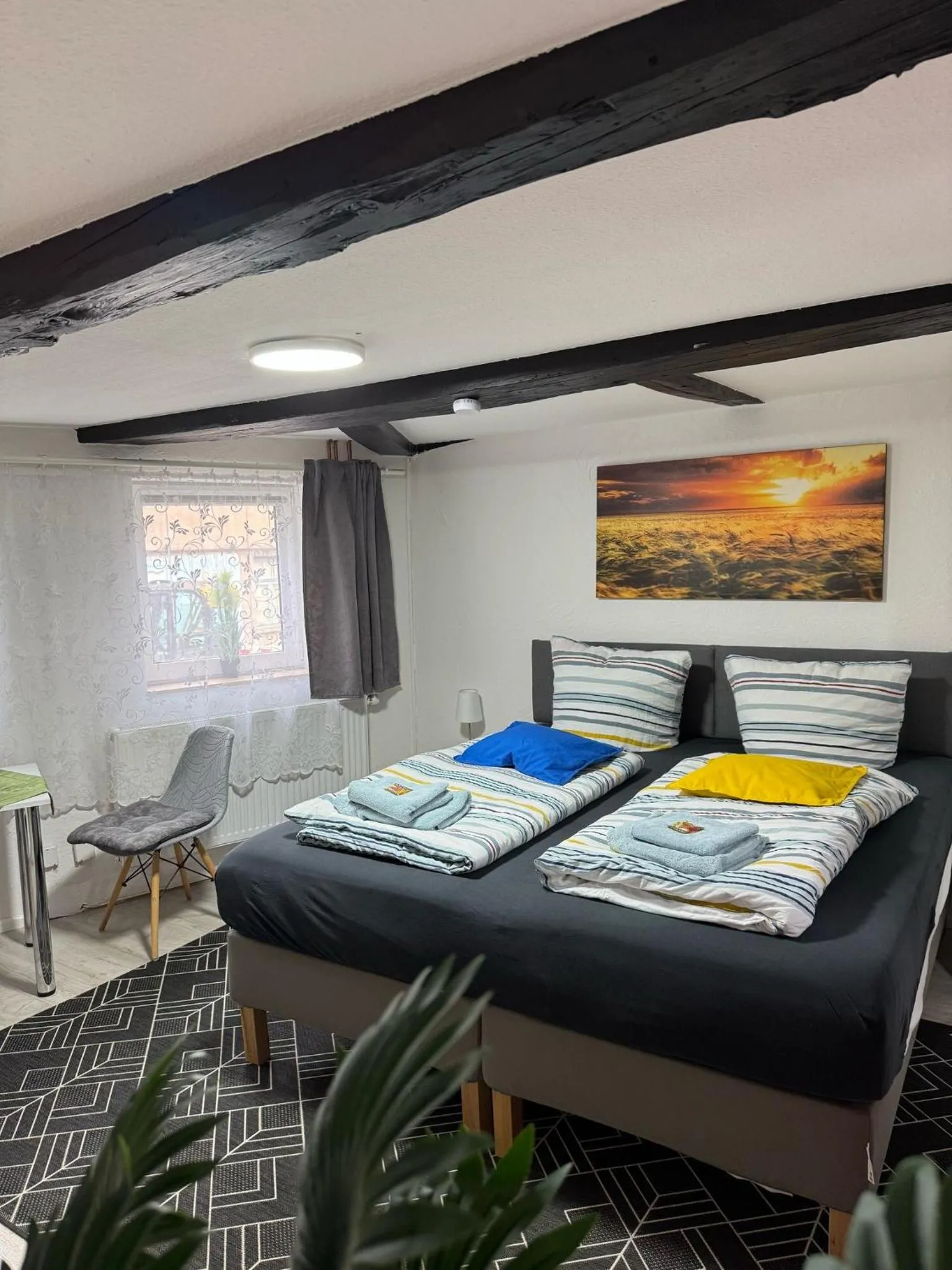 Bedroom, Bed in Ferienwohnung-Goldener Winkel