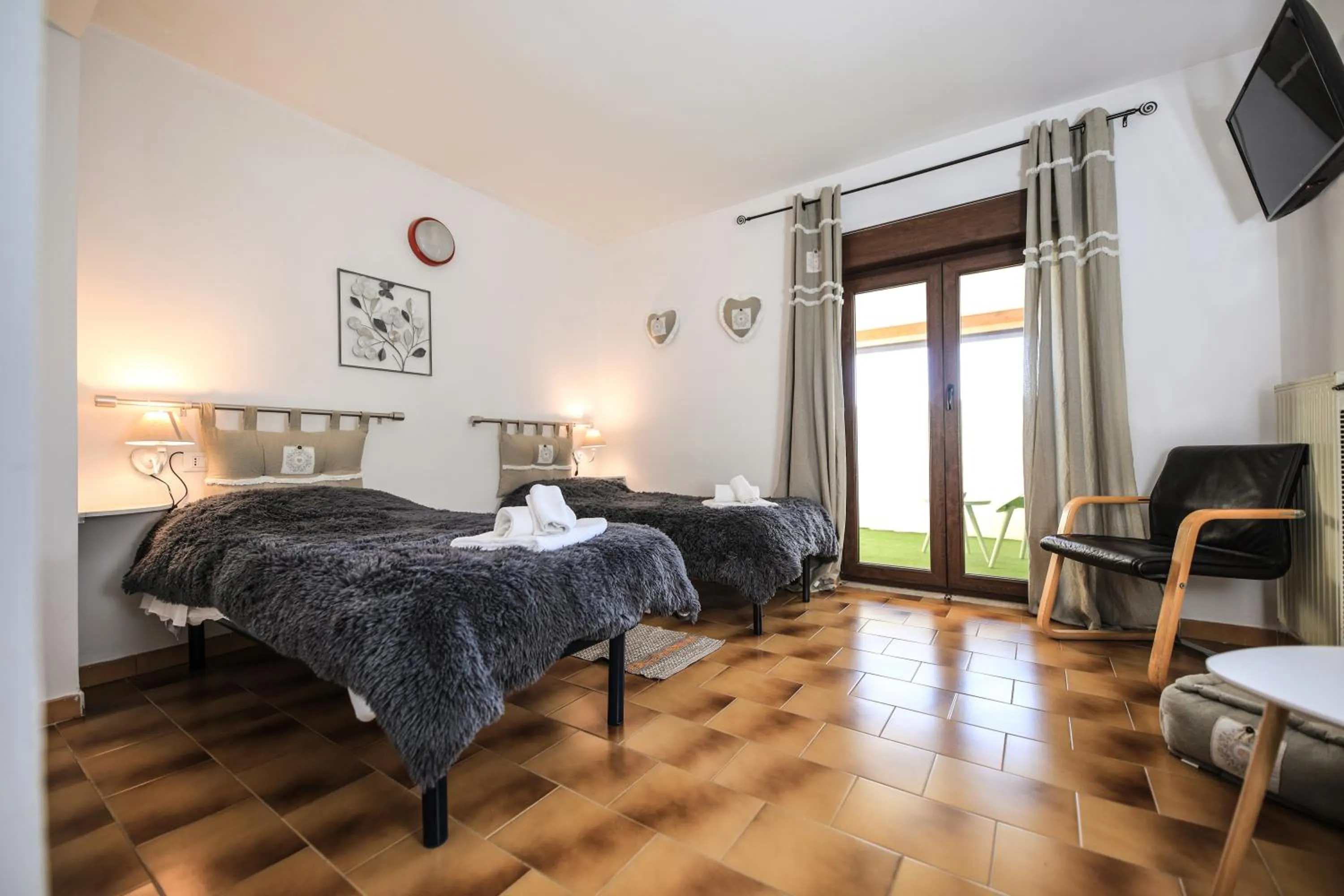 Bed in Hotel Miramonti Seulo Turismo Rurale