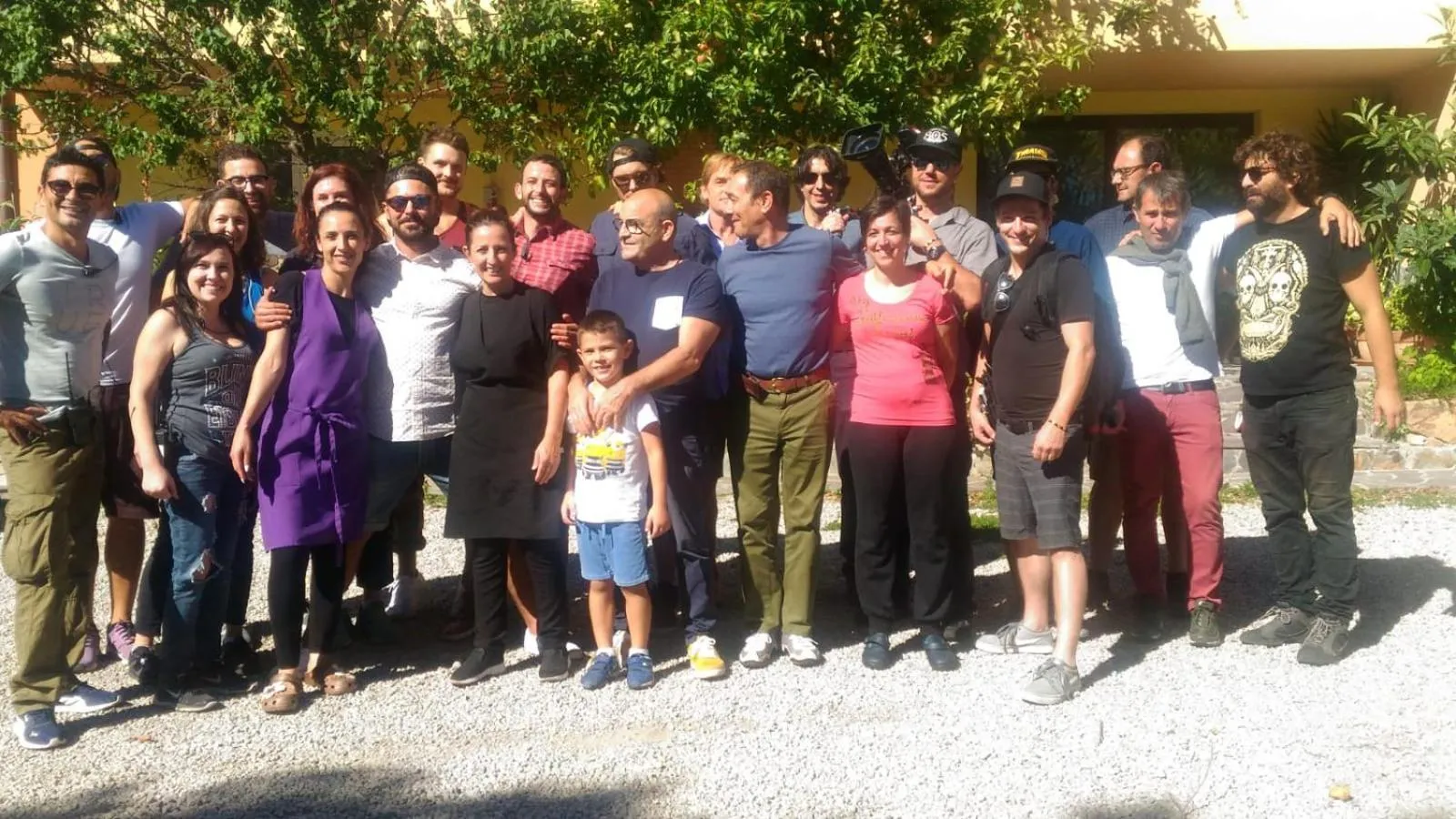 group of guests in Hotel Miramonti Seulo Turismo Rurale