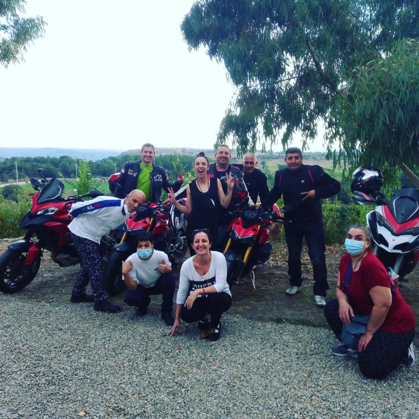 group of guests in Hotel Miramonti Seulo Turismo Rurale