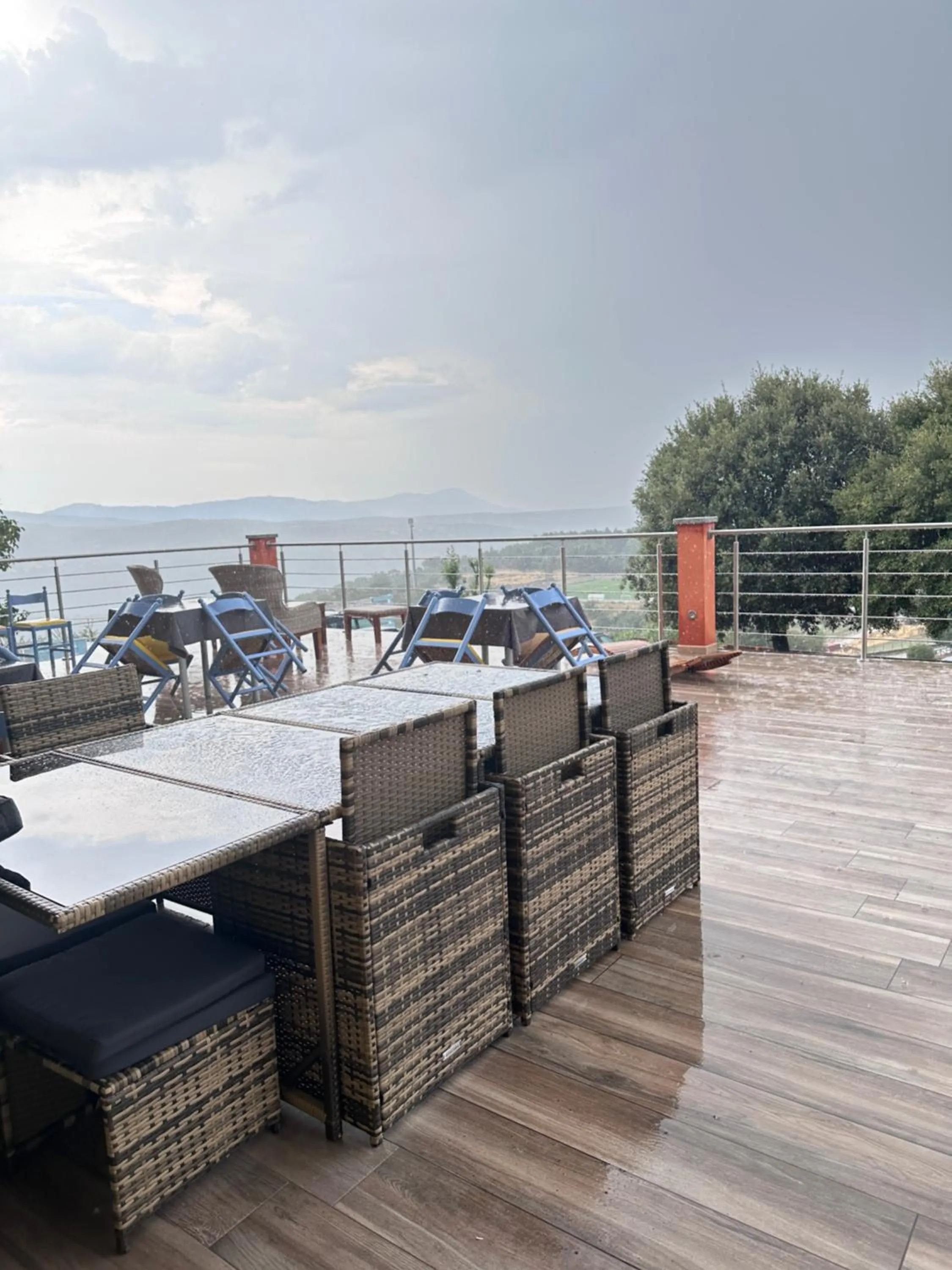 Balcony/Terrace in Hotel Miramonti Seulo Turismo Rurale