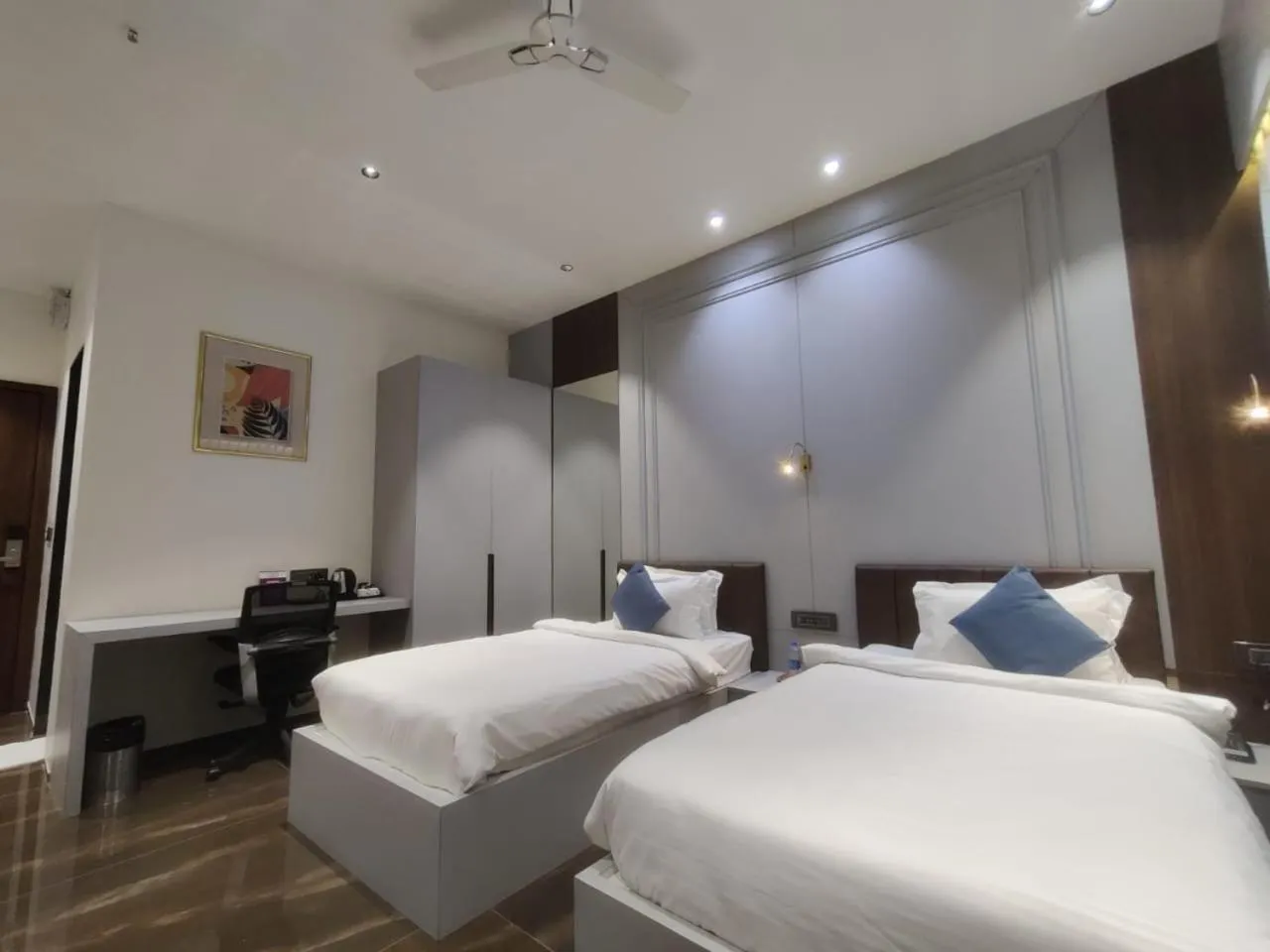 Bedroom, Bed in VITS Jamnagar