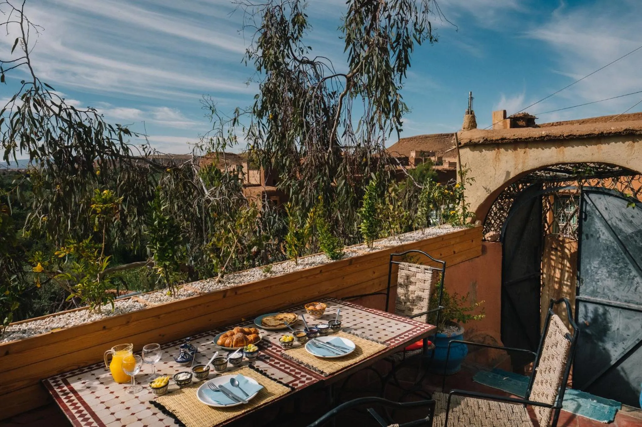 Balcony/Terrace in Auberge Ayouze
