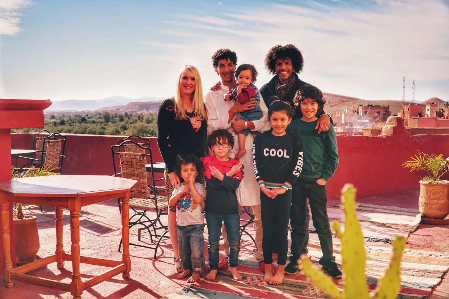 Family in Auberge Ayouze