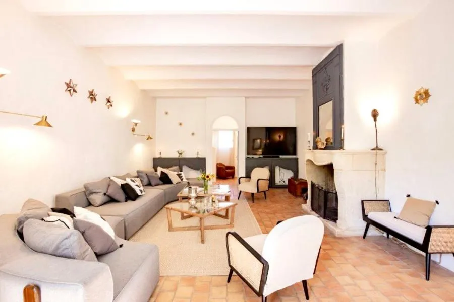 Living room in La Grande Verrière - Luberon en Provence