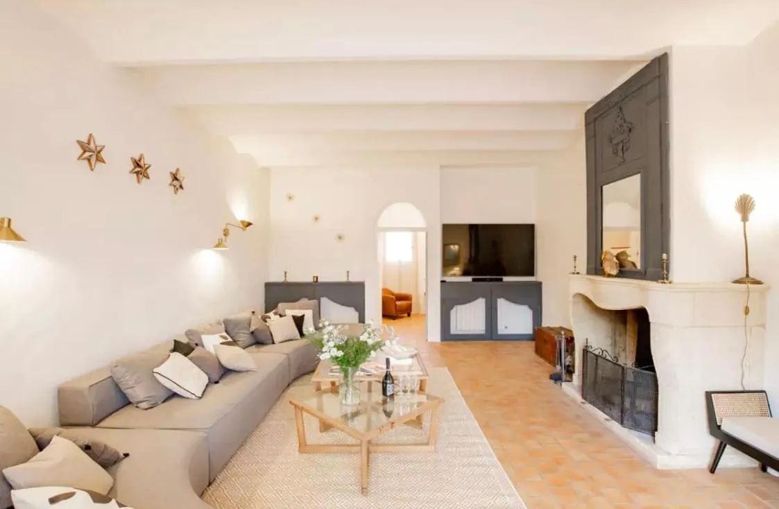 Living room in La Grande Verrière - Luberon en Provence