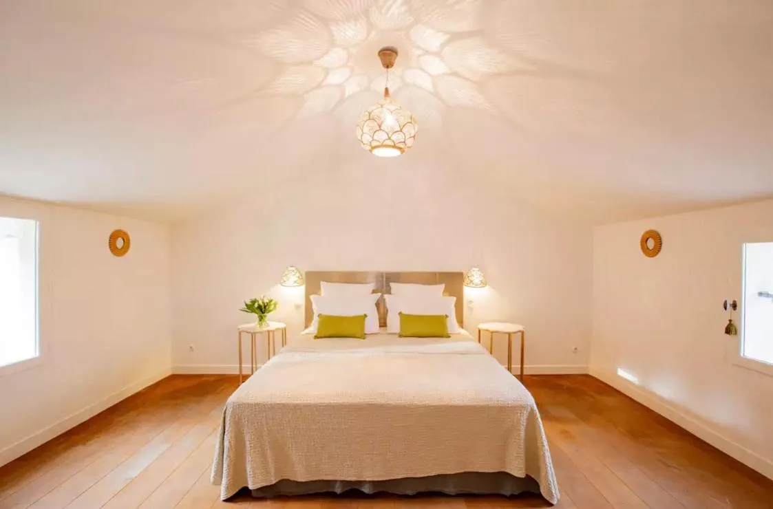 Bedroom, Bed in La Grande Verrière - Luberon en Provence