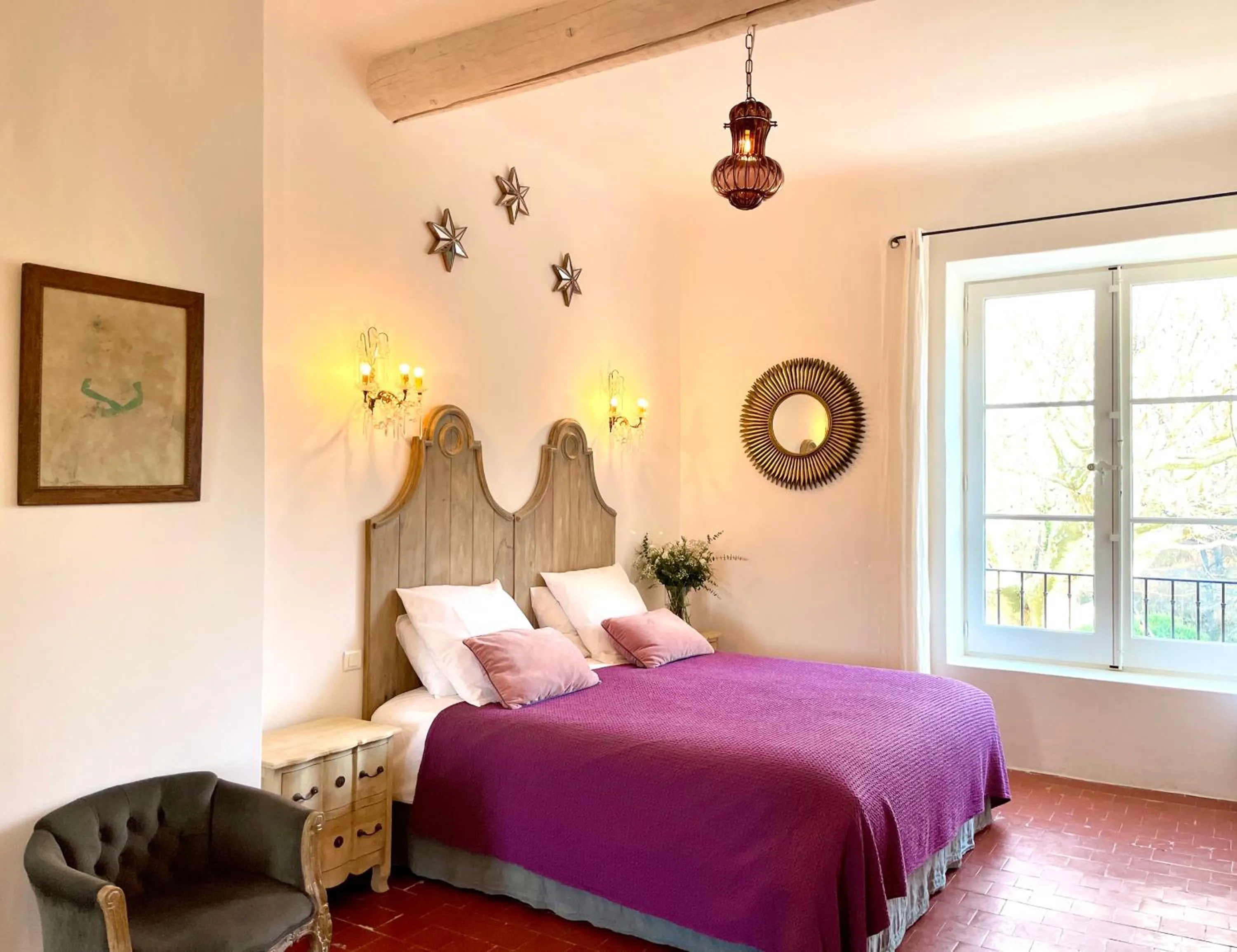 Bedroom, Bed in La Grande Verrière - Luberon en Provence