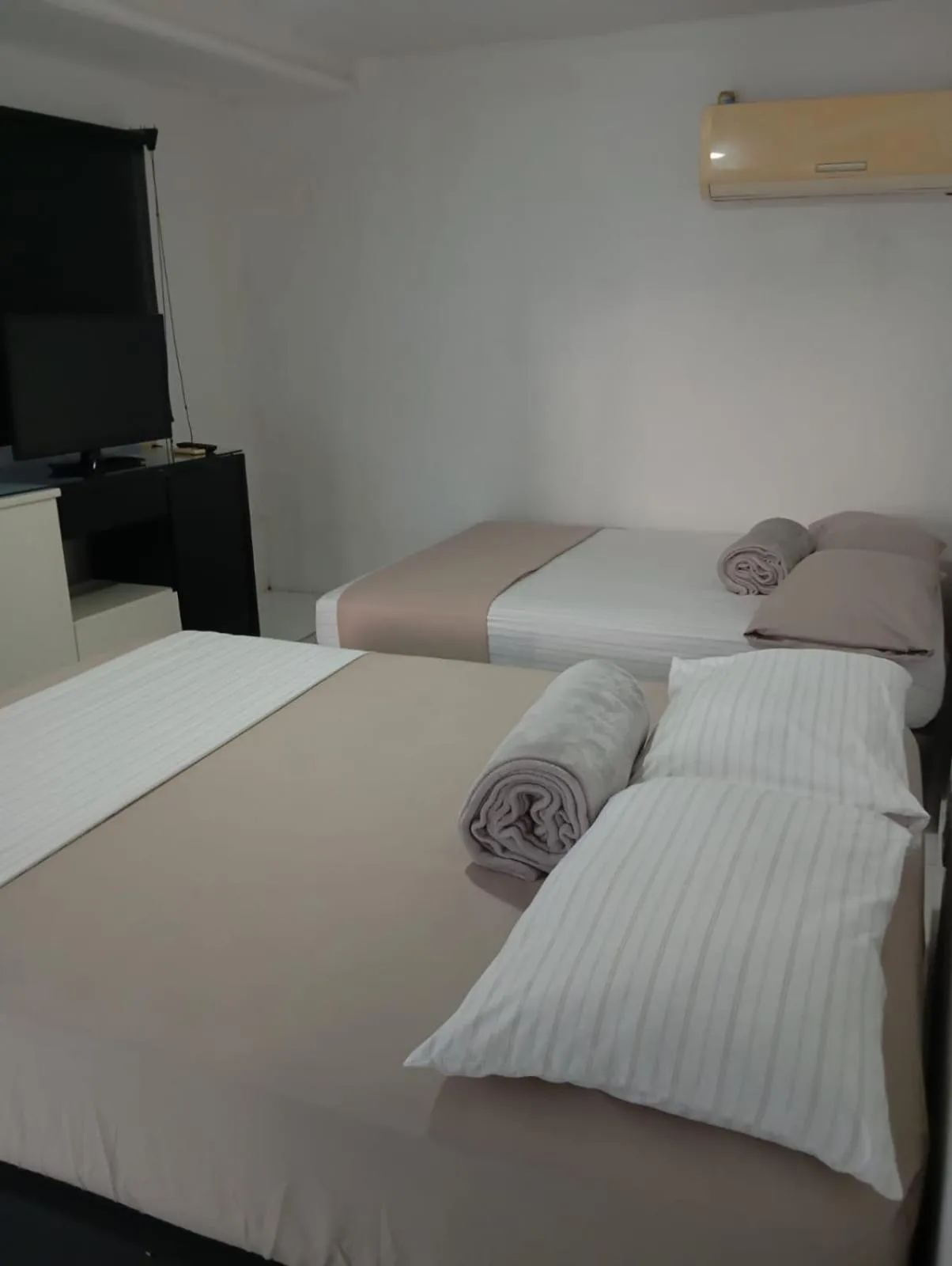 Bed in Hotel Kaamú Taganga