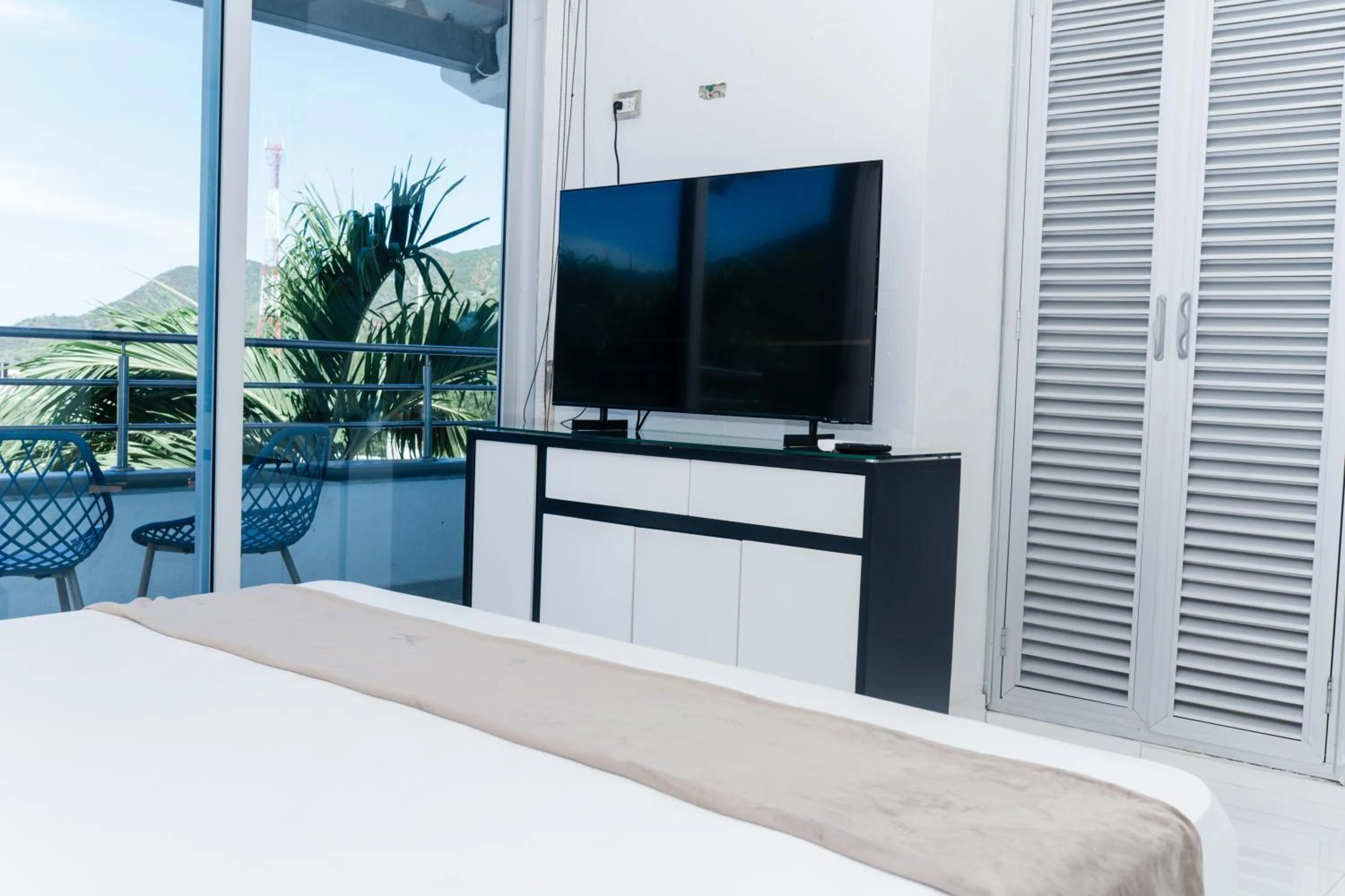 Bed in Hotel Kaamú Taganga