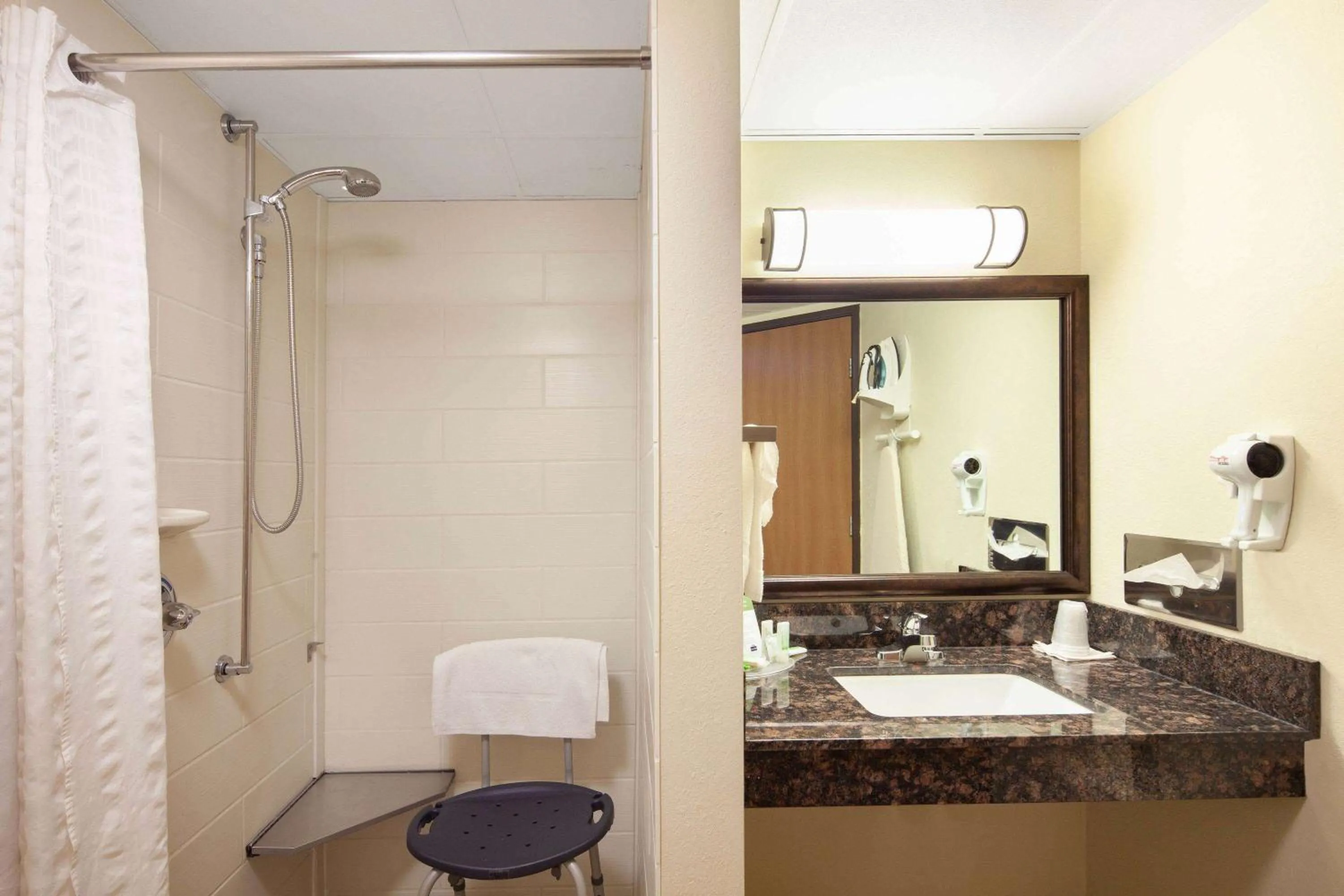 Shower in AmericInn by Wyndham Ashland