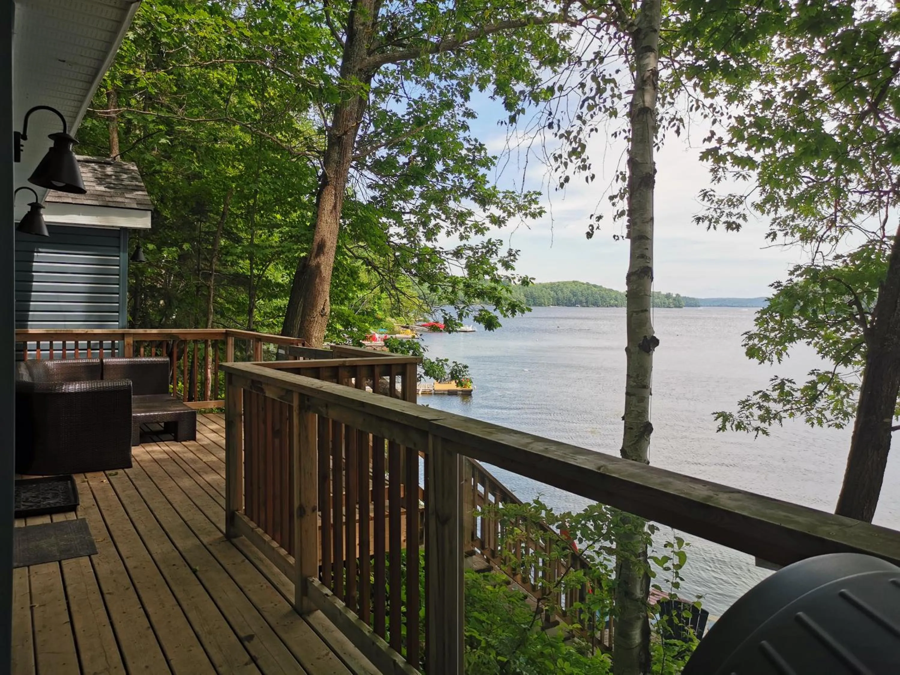 Balcony/Terrace in Muskoka Shores Cottages