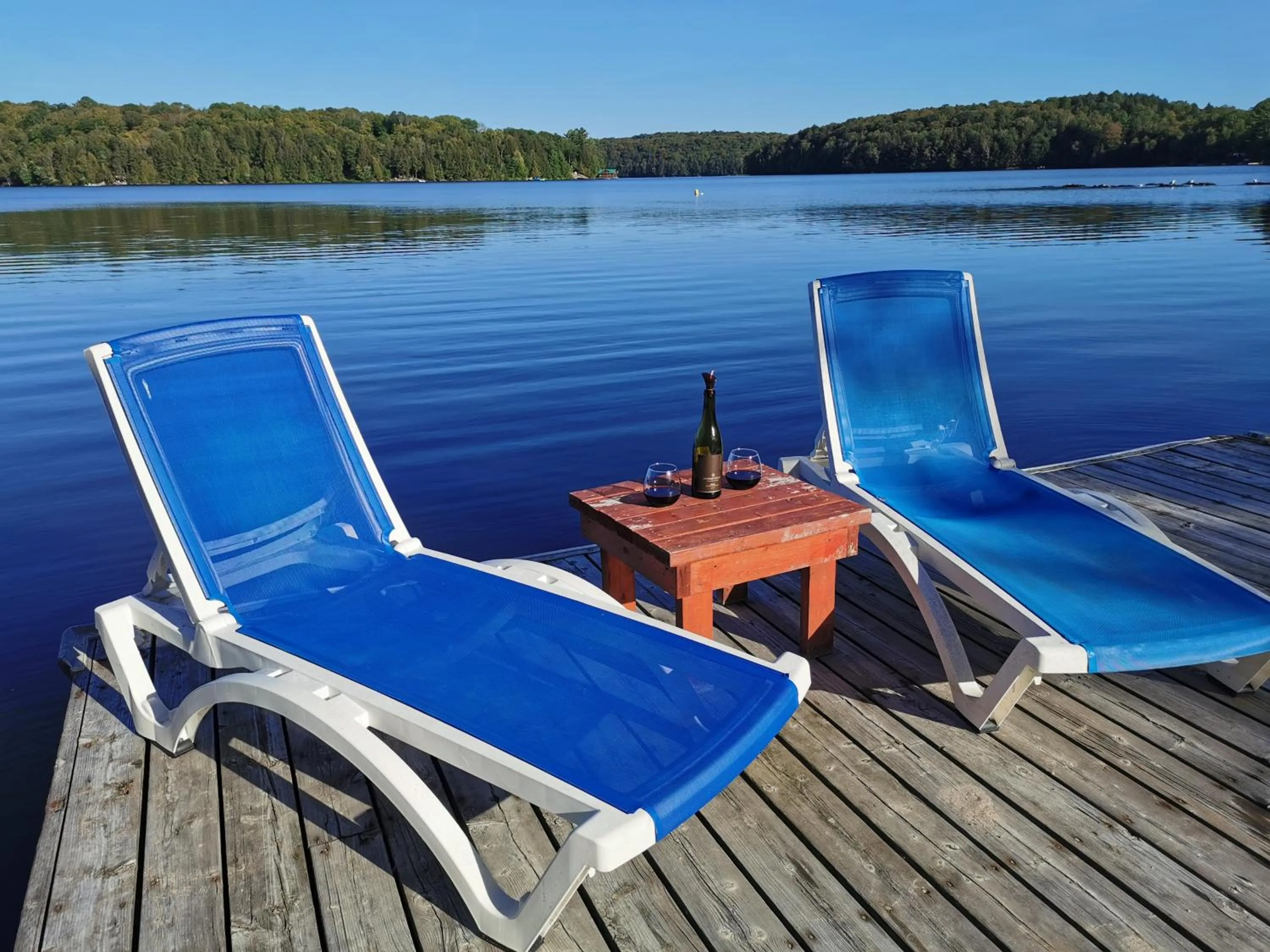 Lake view in Muskoka Shores Cottages