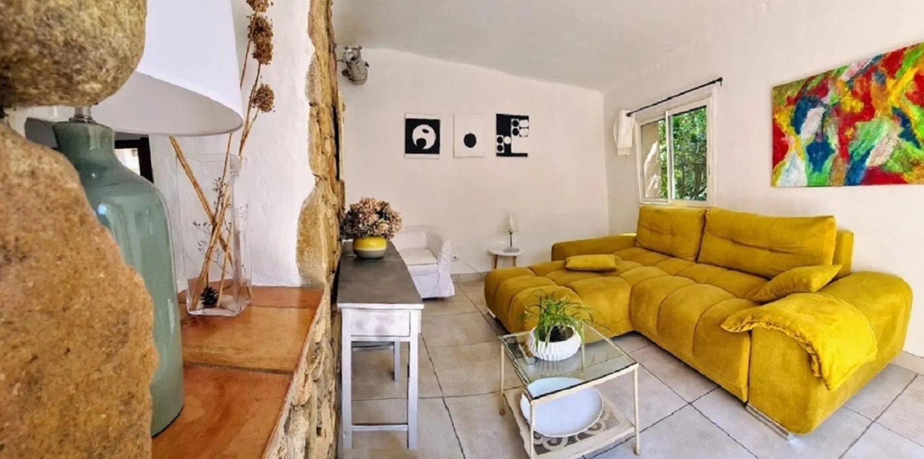 Living room in Salvacintoggio -Votre Villa avec Piscine Privée-