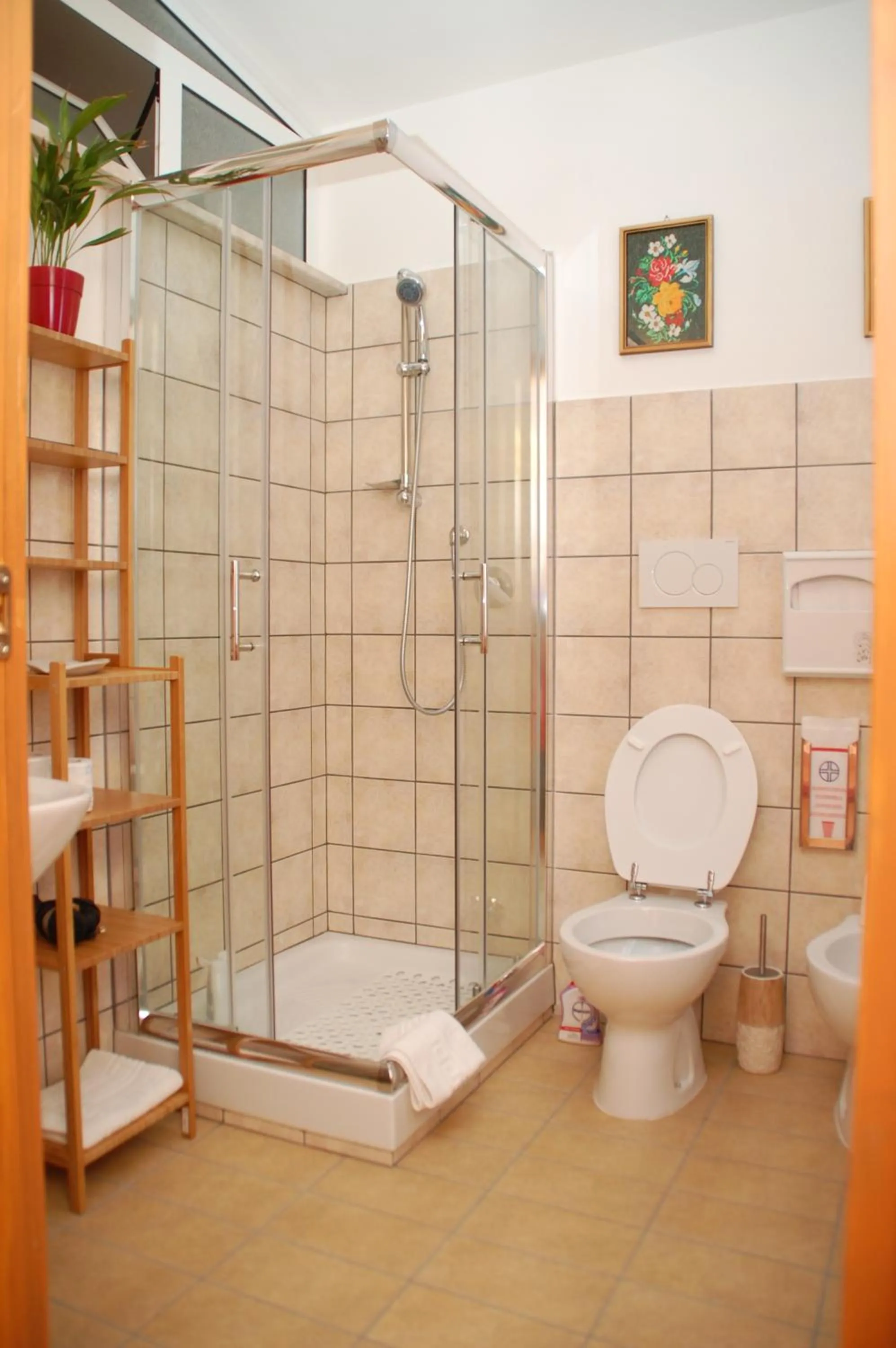 Shower in B&B Villa Claudia