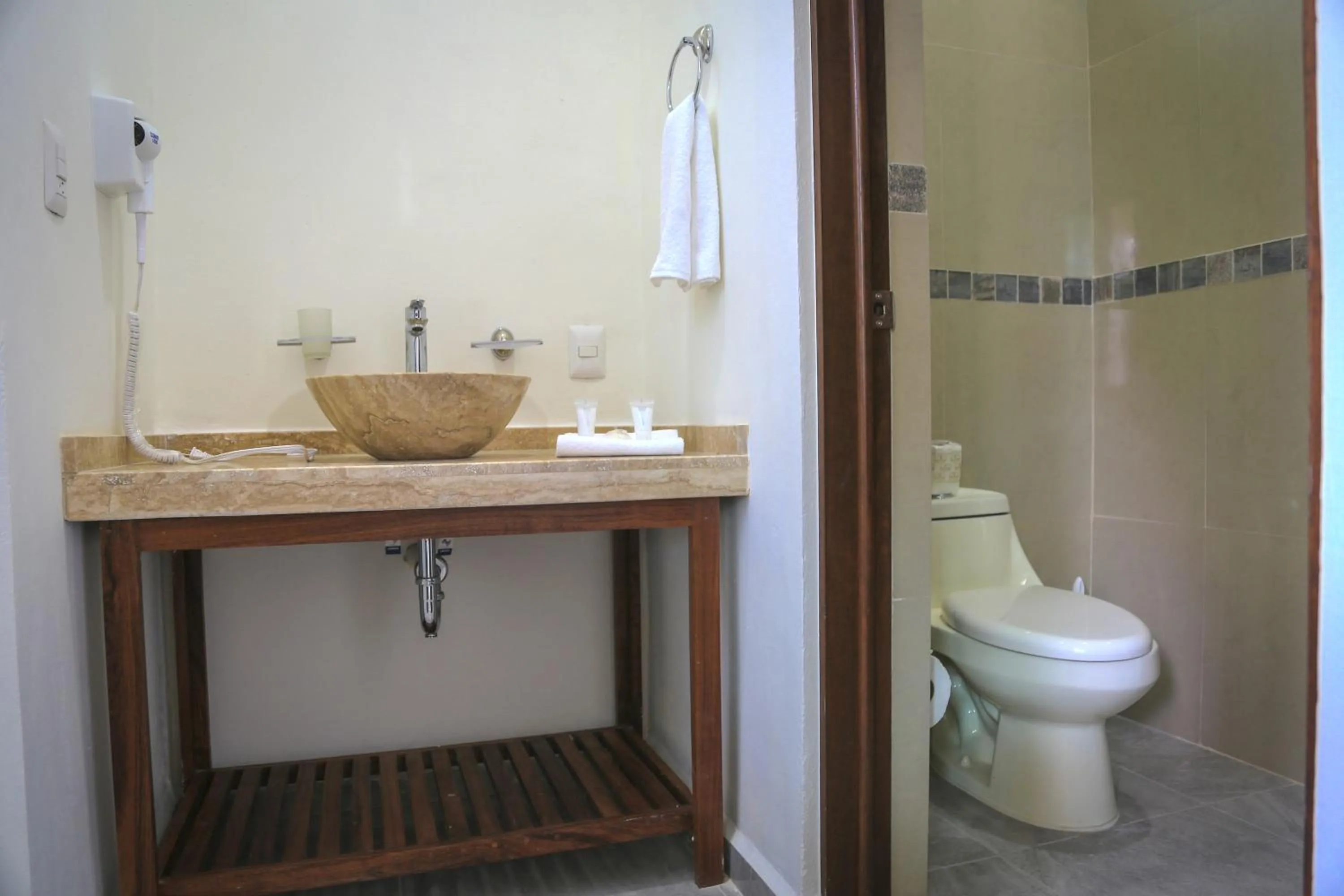 Toilet in Hotel Alux x Over Blue