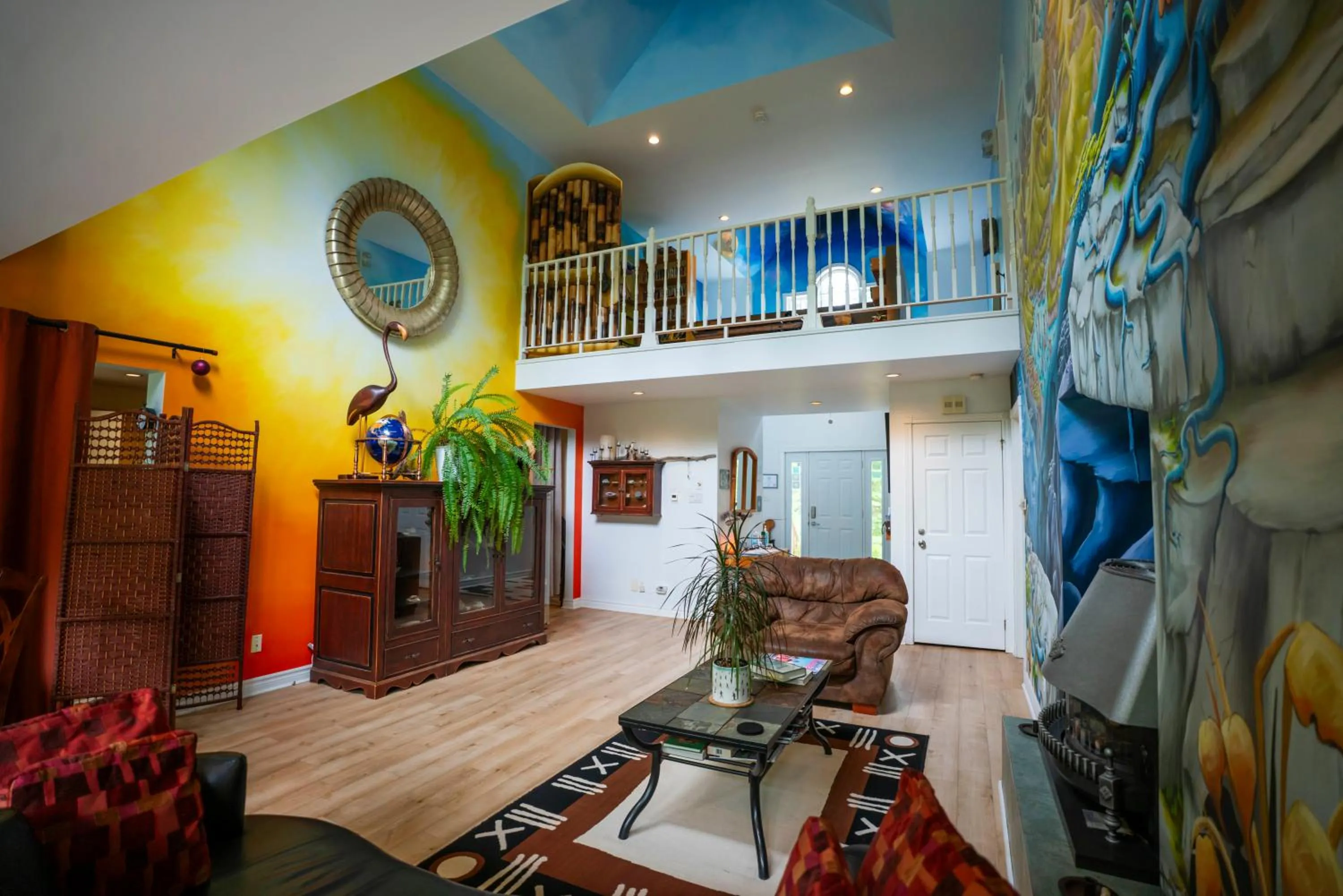 Living room in Gîte Crystal Inn