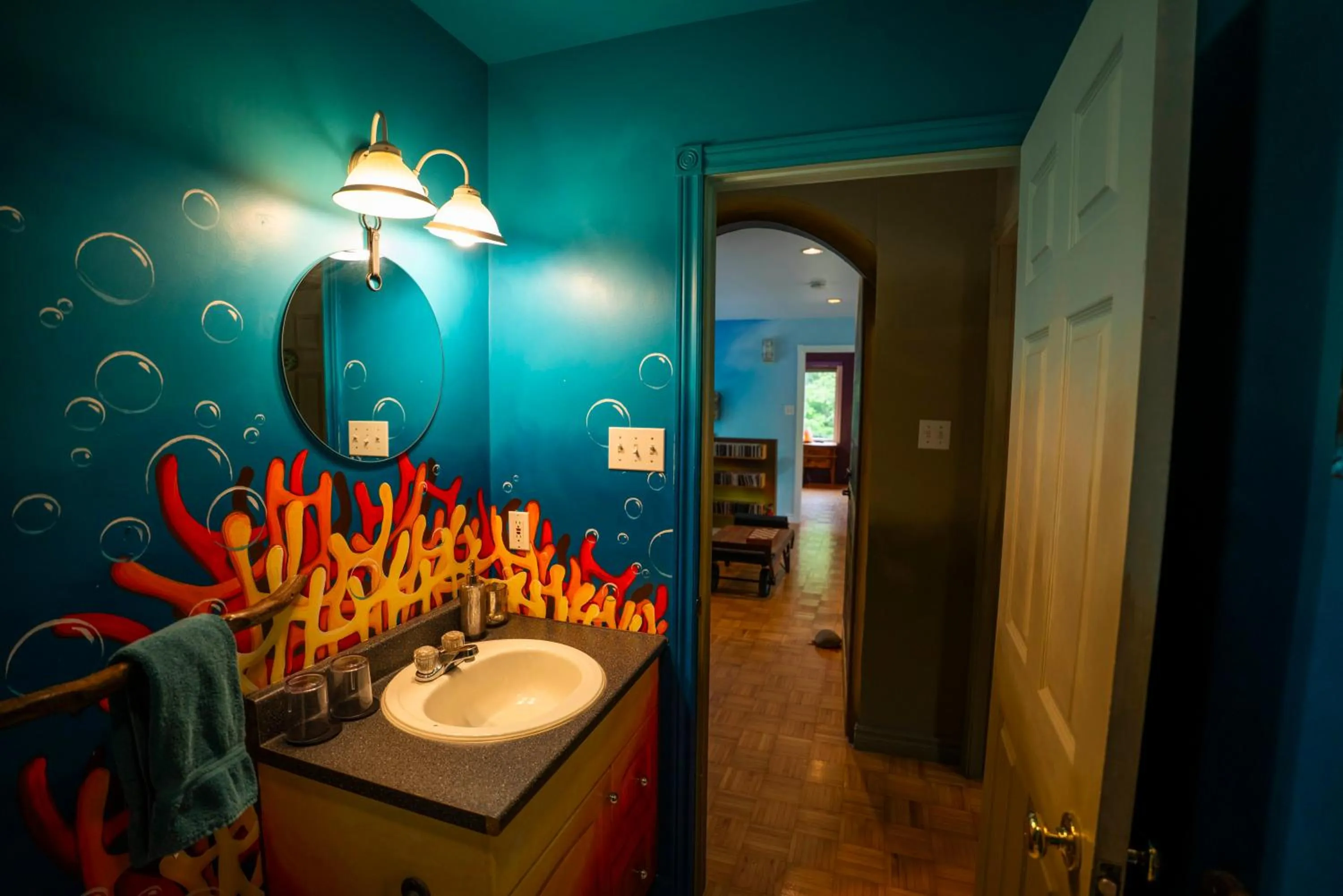Bathroom in Gîte Crystal Inn