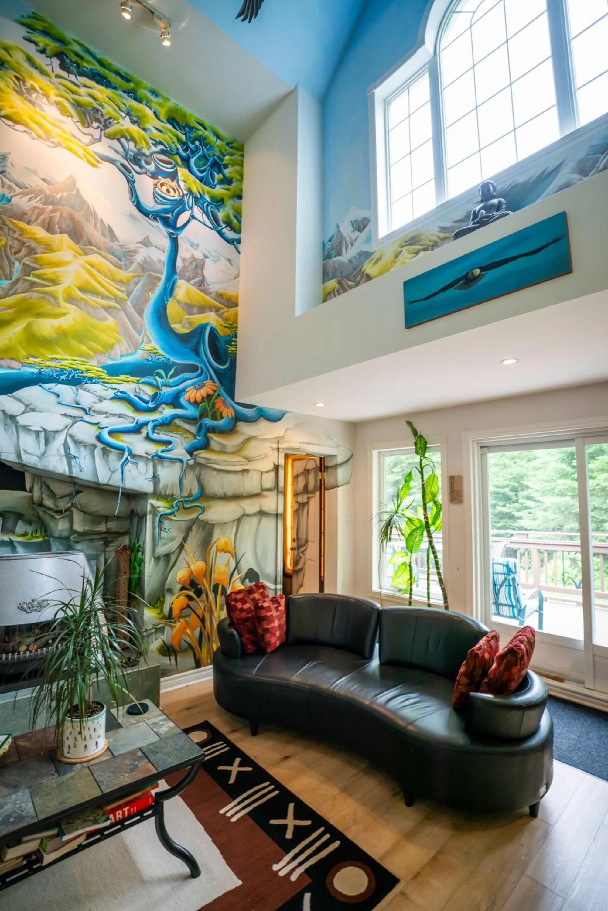 Living room in Gîte Crystal Inn