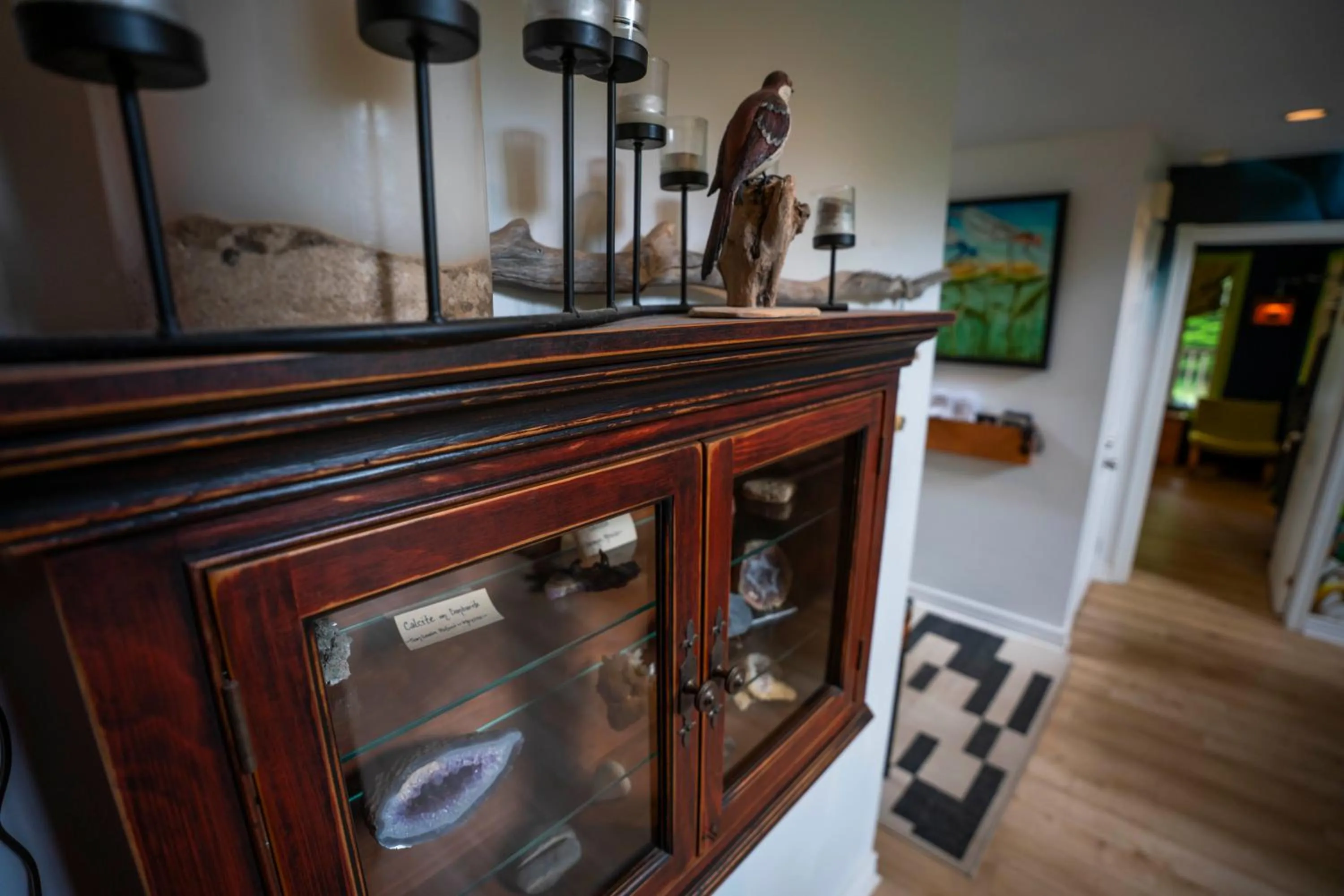 Decorative detail in Gîte Crystal Inn