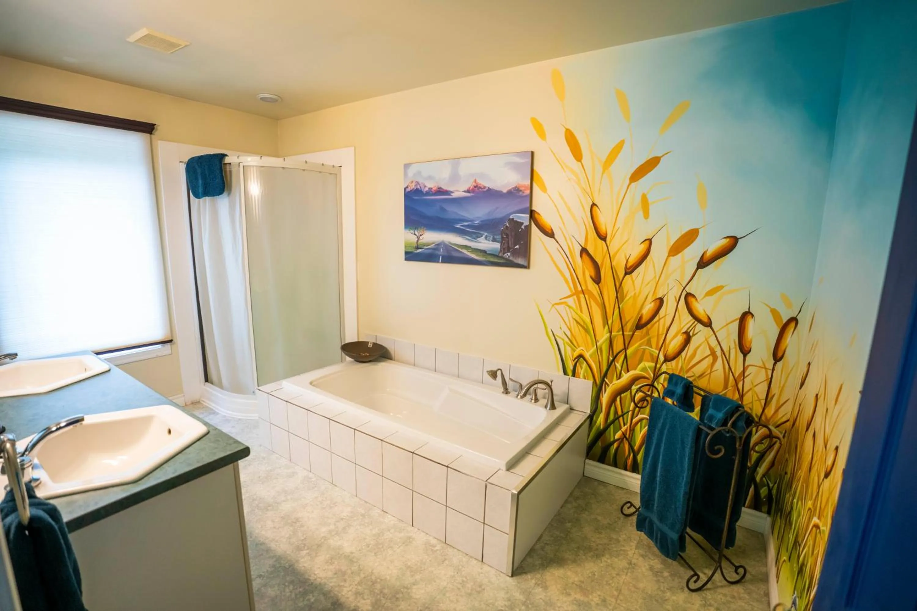 Shower in Gîte Crystal Inn