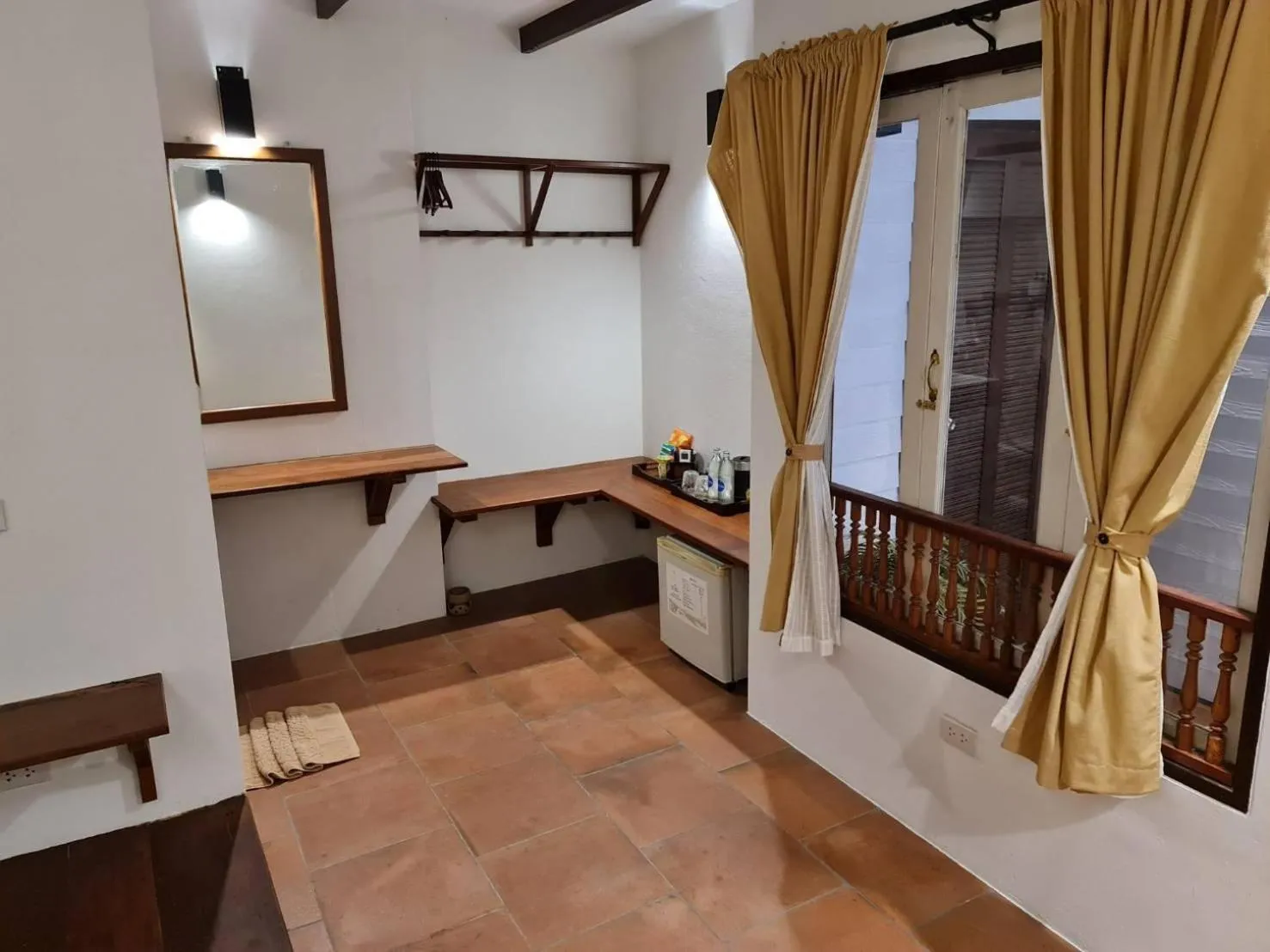 View (from property/room), Bed in Thanicha Resort Amphawa