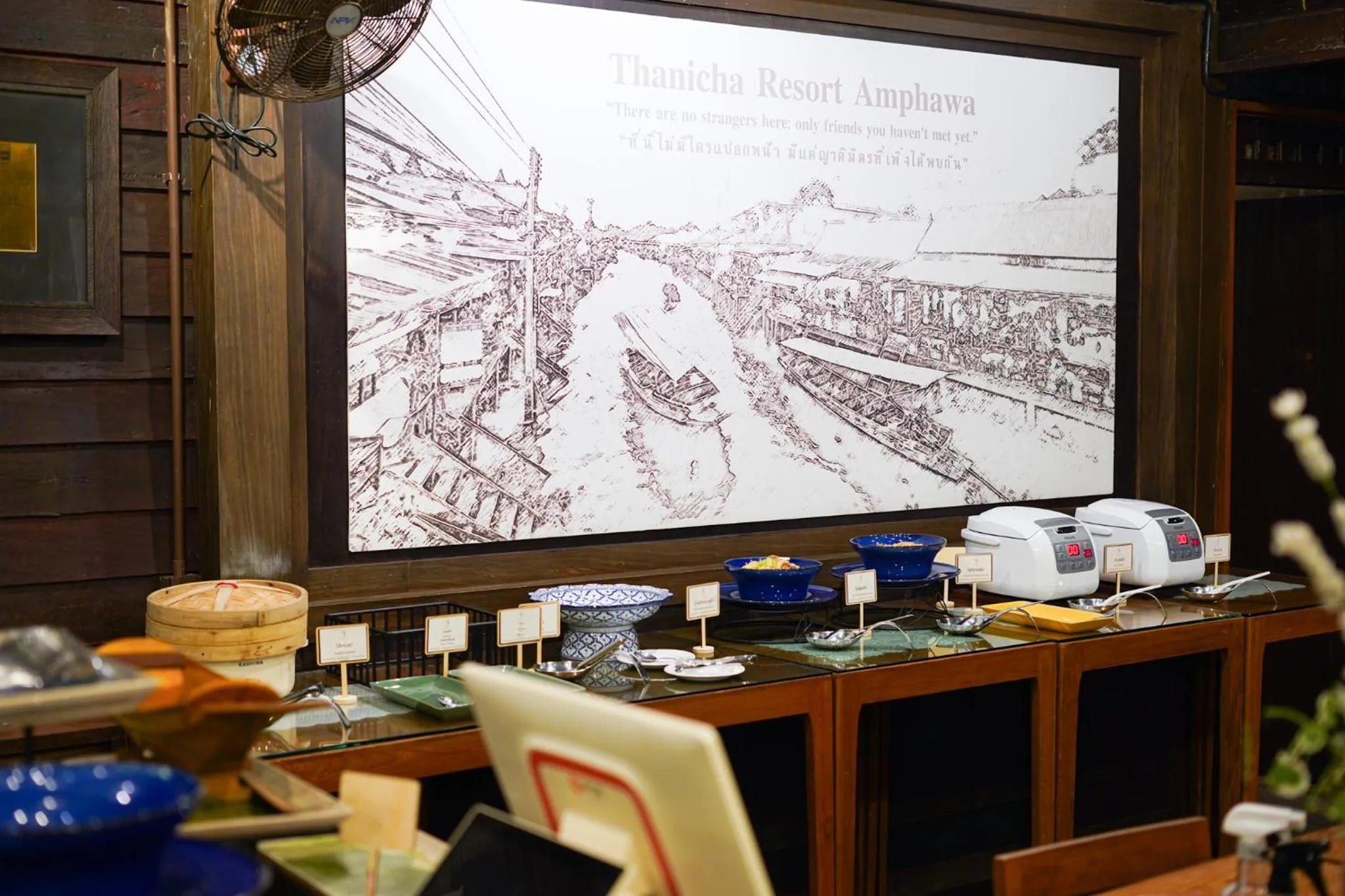 Breakfast in Thanicha Resort Amphawa