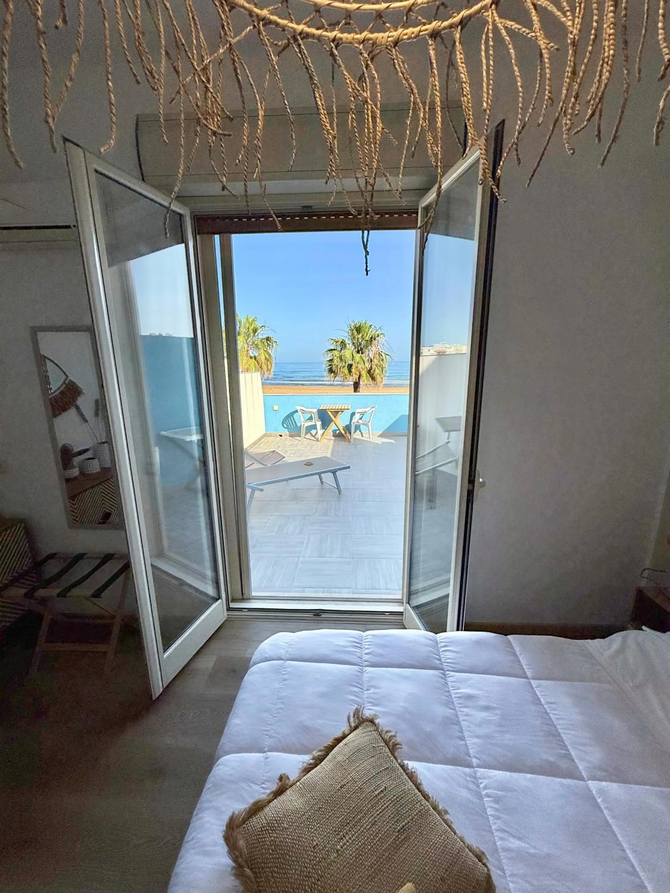 Sea view, Bed in Terrazze Sul Mare