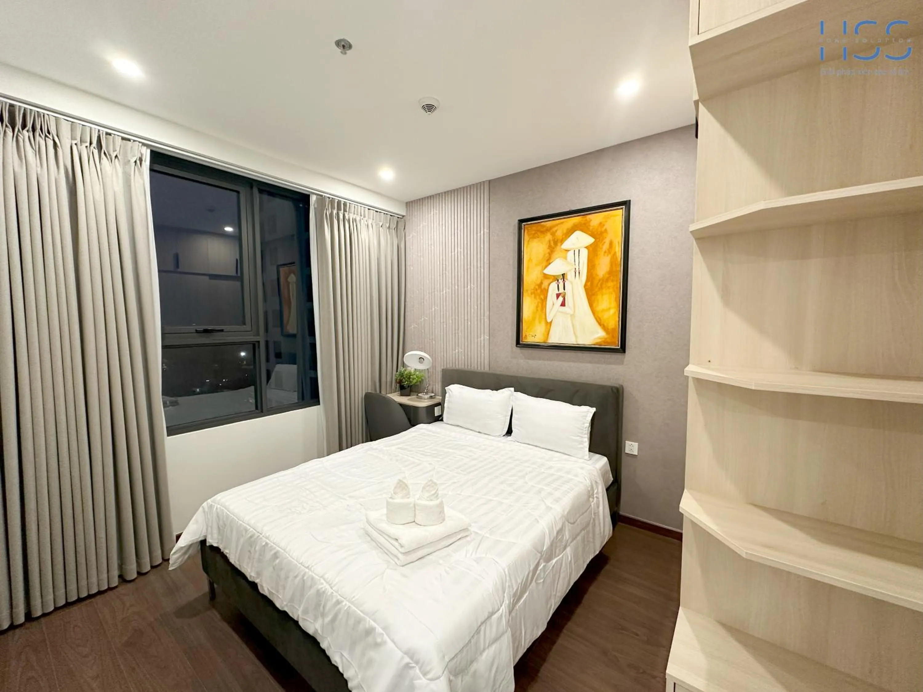 Bed in The Emerald Golf View