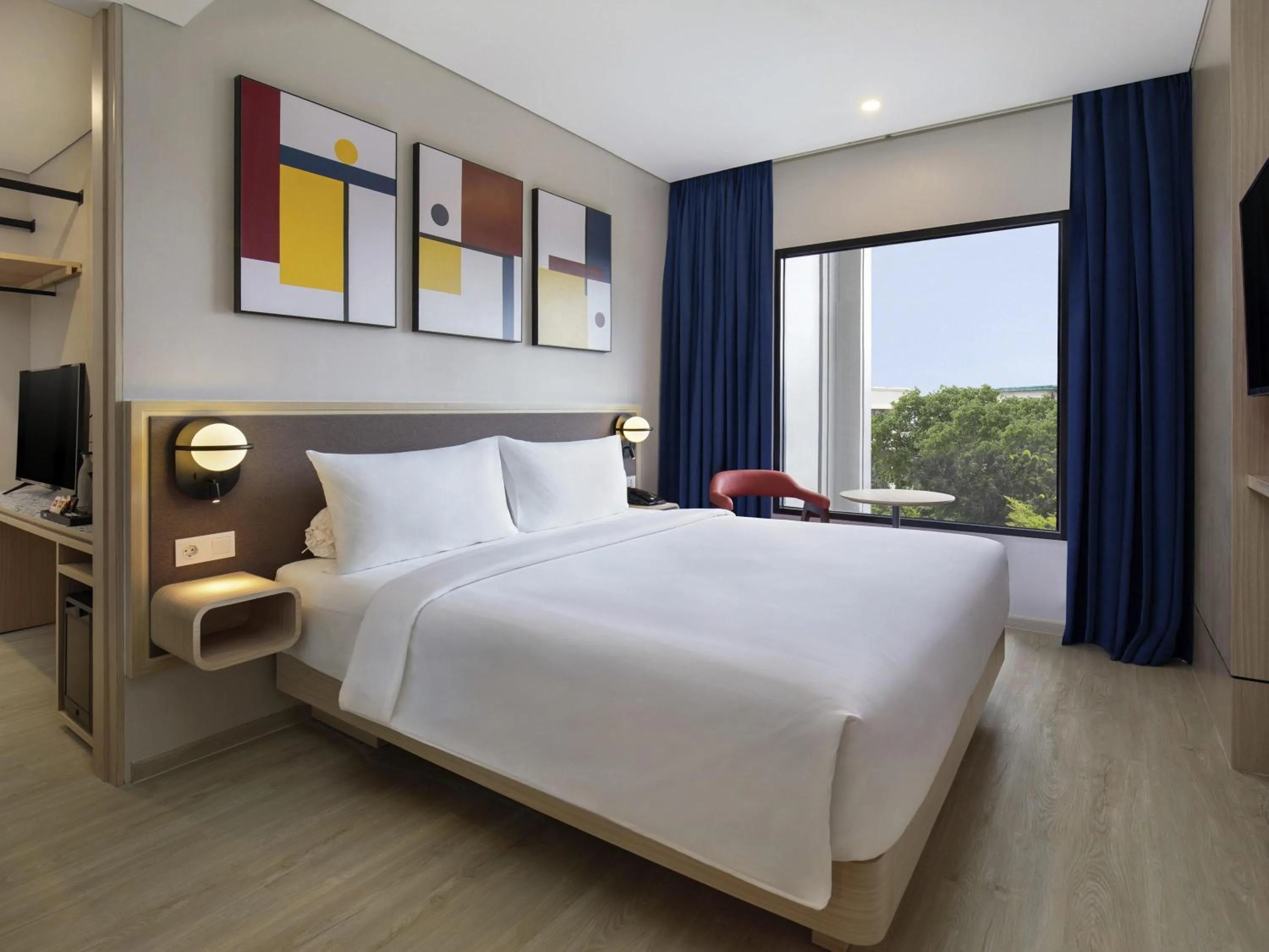 Bedroom, Bed in ibis Palembang Sanggar