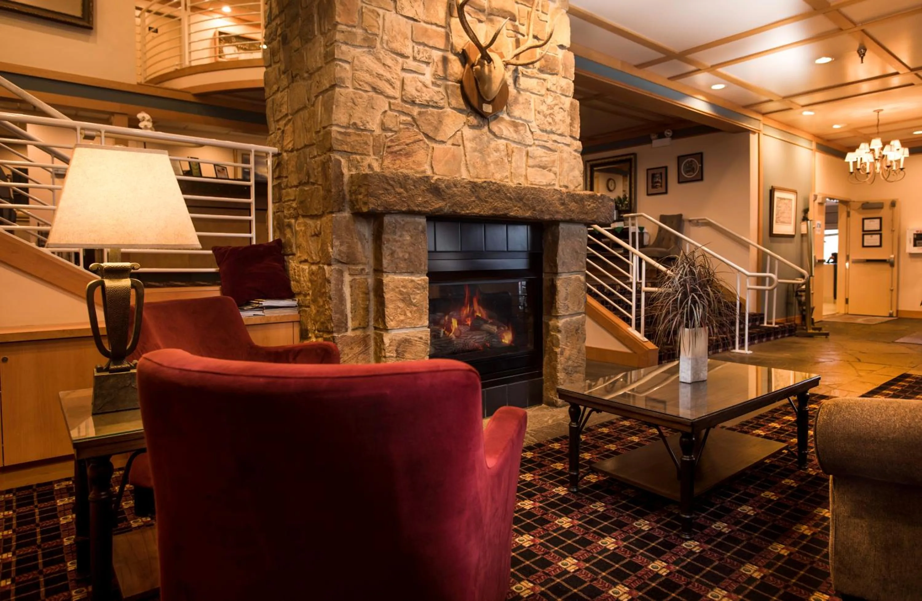 Lobby or reception in The Landing Hotel