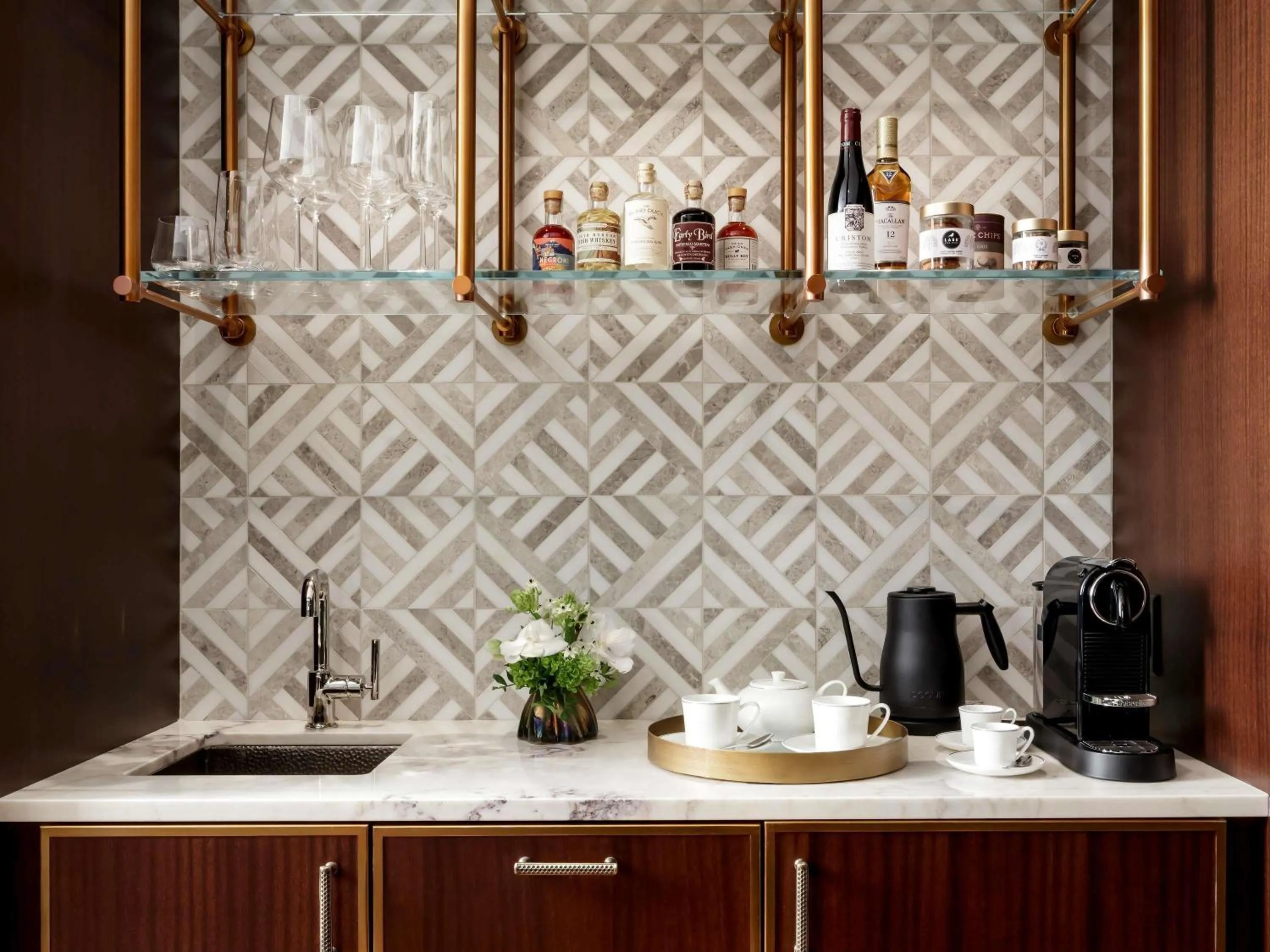 Bedroom in Raffles Boston