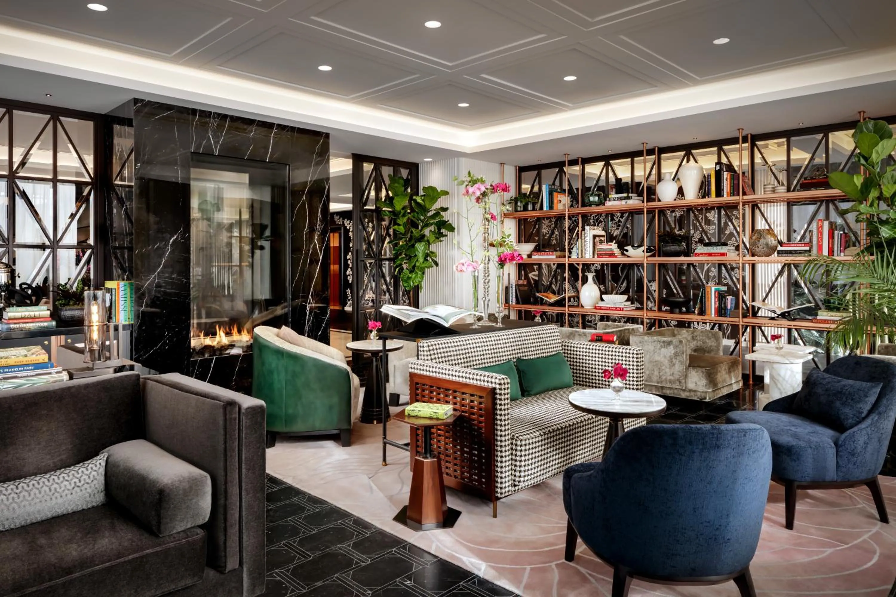 Lobby or reception in Raffles Boston