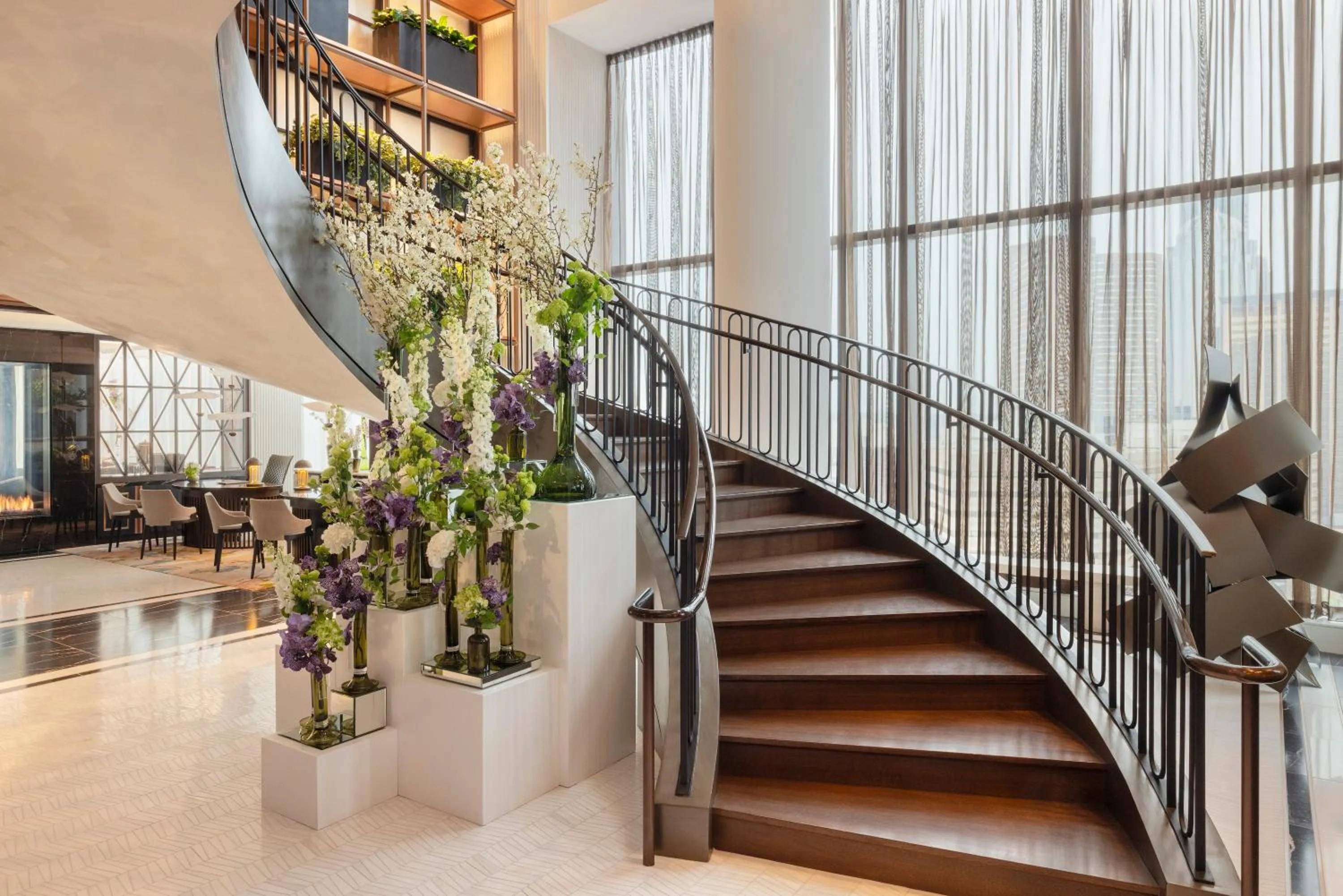 Lobby or reception in Raffles Boston