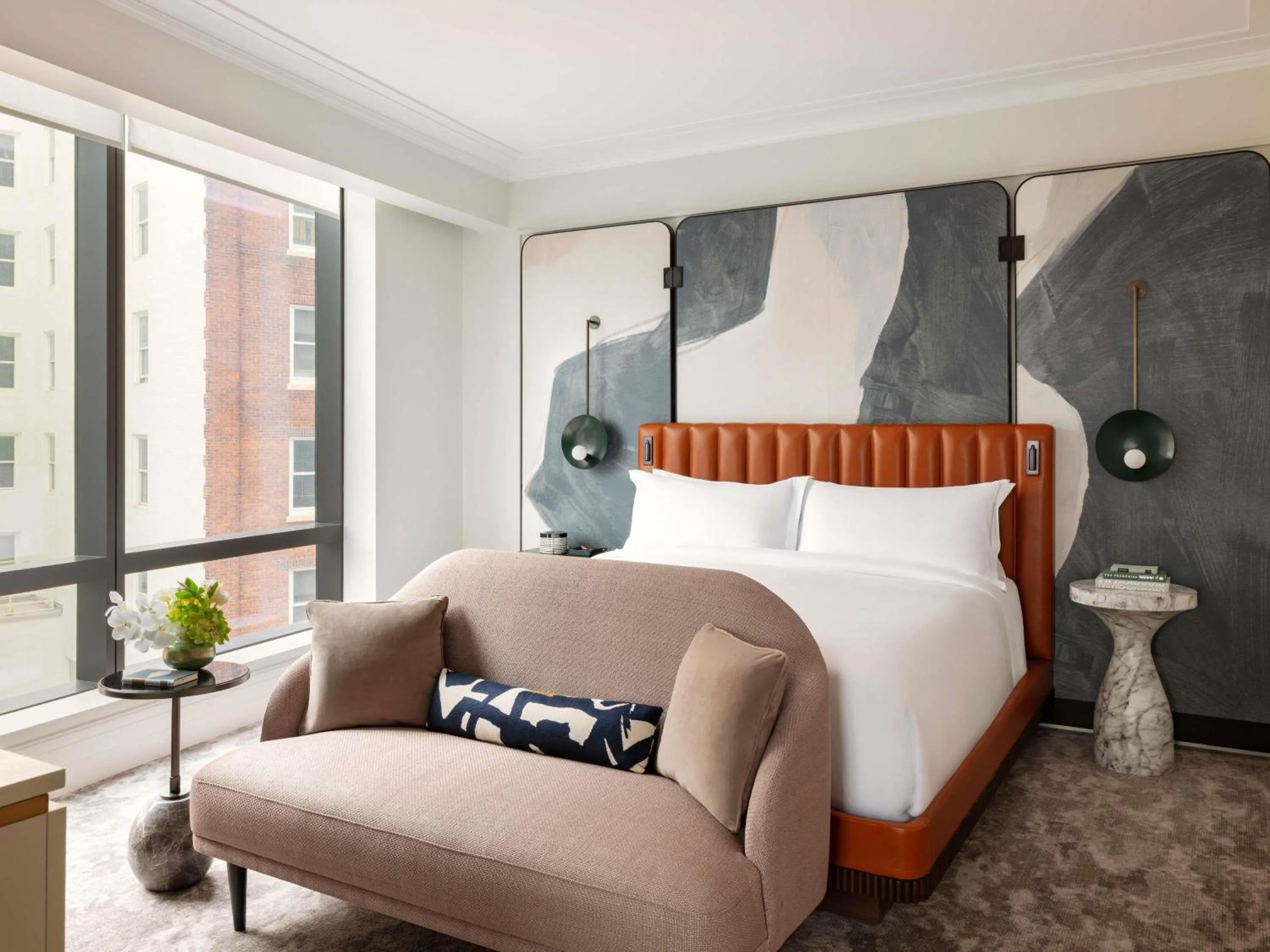 Bedroom, Bed in Raffles Boston