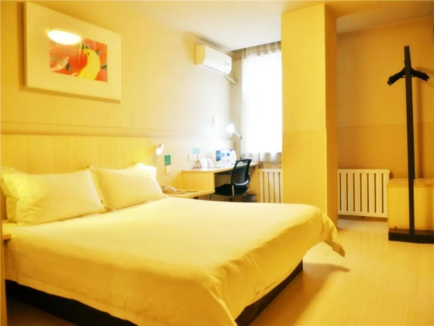 Bed in Jinjiang Inn Changchun Railway Station New Branch