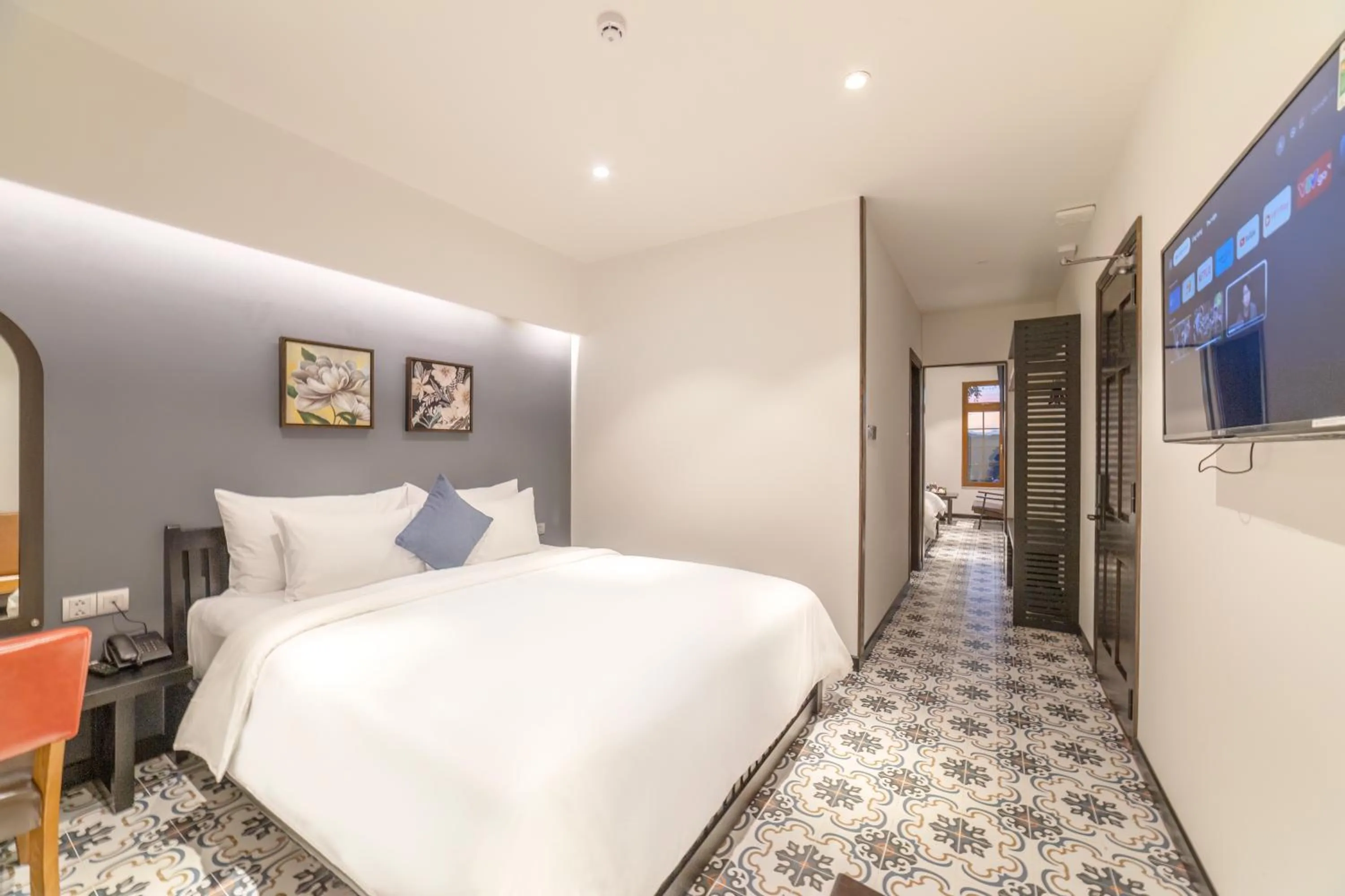 Bedroom, Bed in Brick House Dalat Hotel