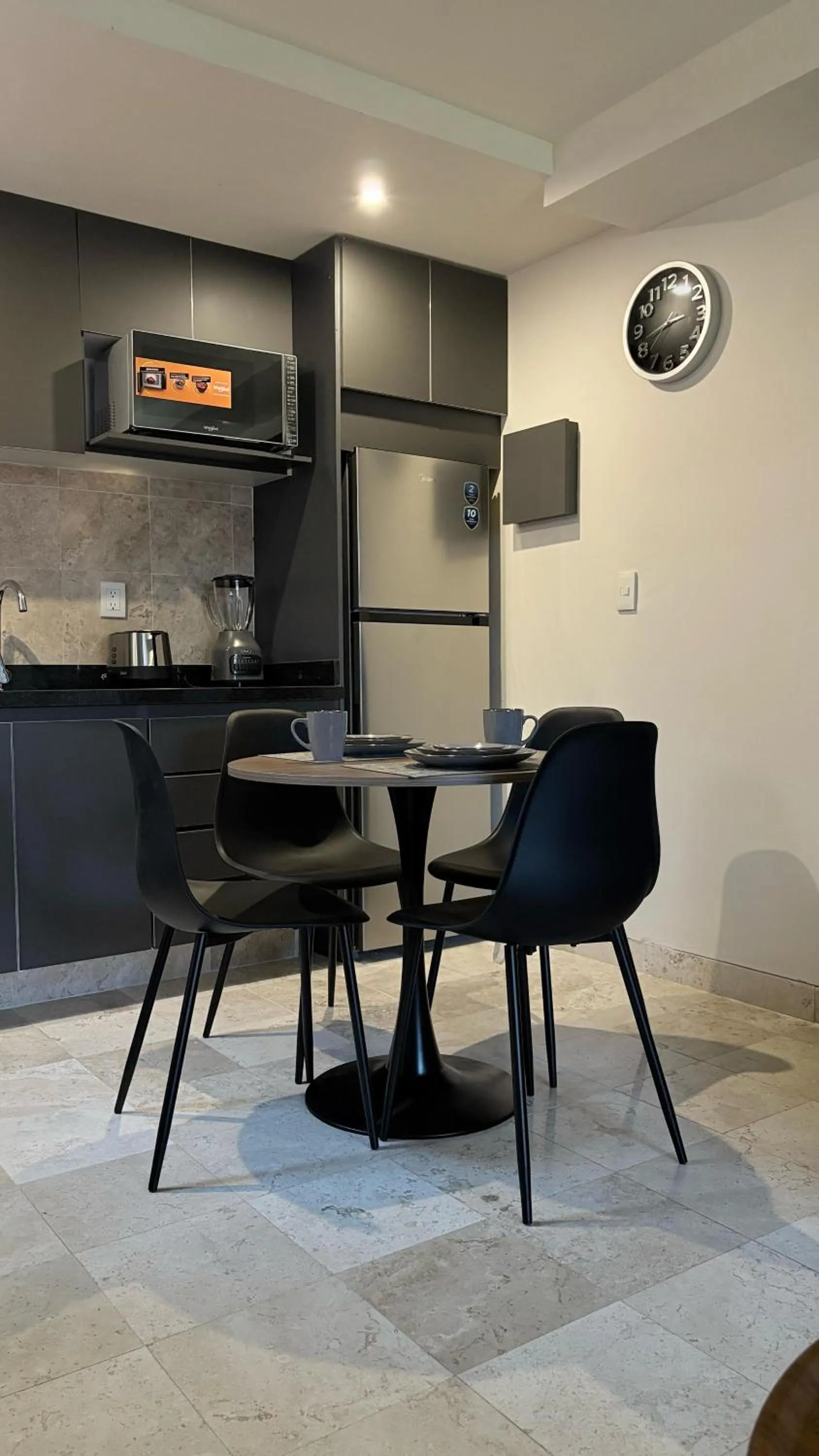 Kitchen or kitchenette in Hotel del Pescador