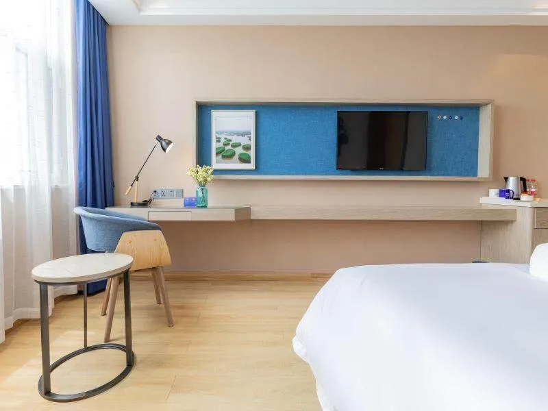 Bed in Kyriad Marvelous Hotel Shouguang Municipal Government