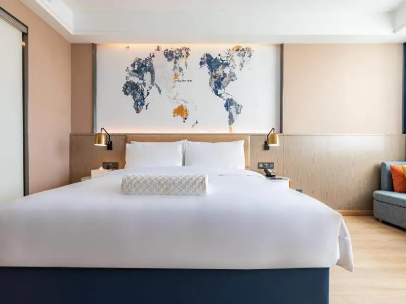 Bed in Kyriad Marvelous Hotel Shouguang Municipal Government
