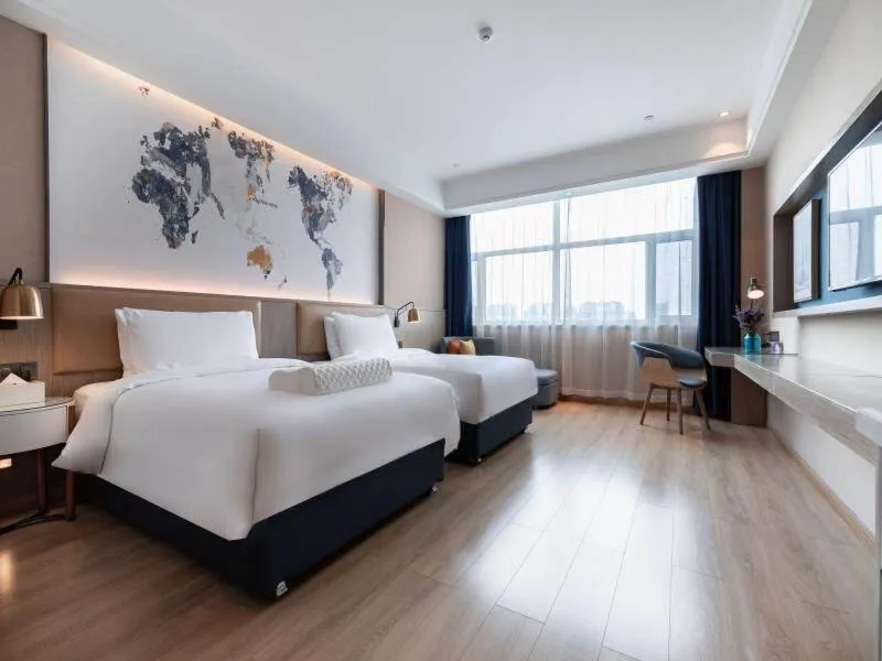 Bed in Kyriad Marvelous Hotel Shouguang Municipal Government