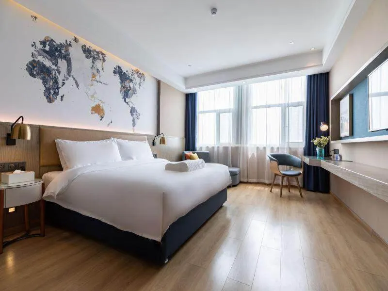 Bed in Kyriad Marvelous Hotel Shouguang Municipal Government