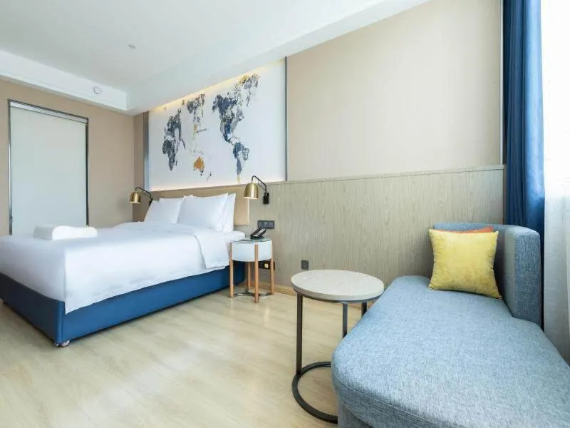 Bed in Kyriad Marvelous Hotel Shouguang Municipal Government