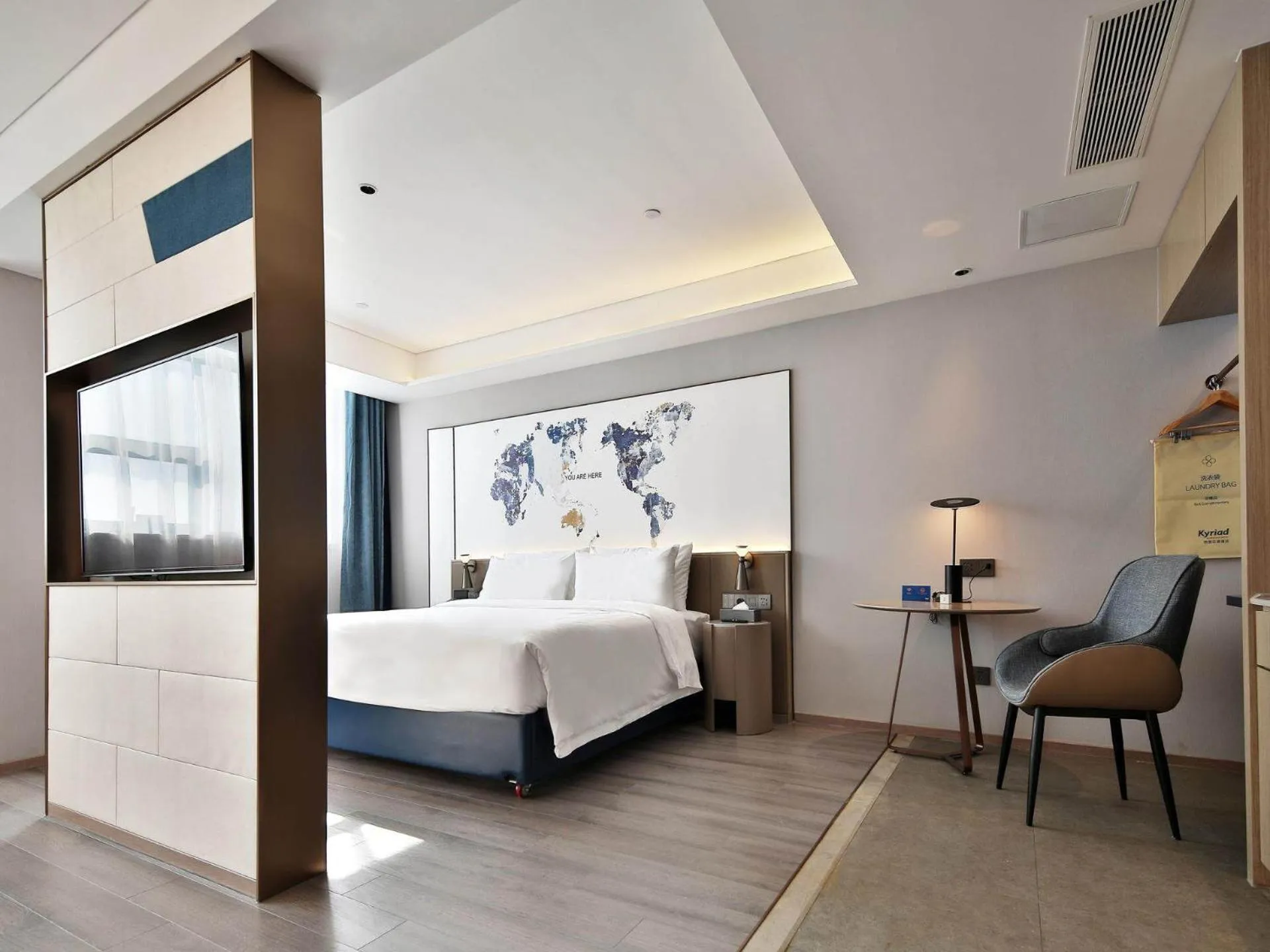 Bed in Kyriad Marvelous Hotel NanChang Xiang Lake Jinsha Avenue